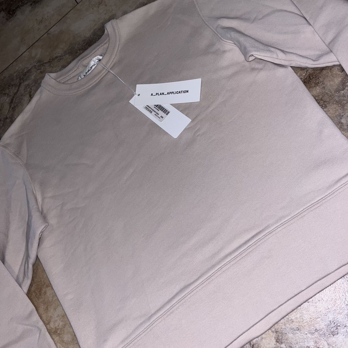 Other A_PLAN_APPLICATION Crewneck Sweatshirt Sand XXS Oversize NWT Size US XXS / EU 40 - 3 Thumbnail