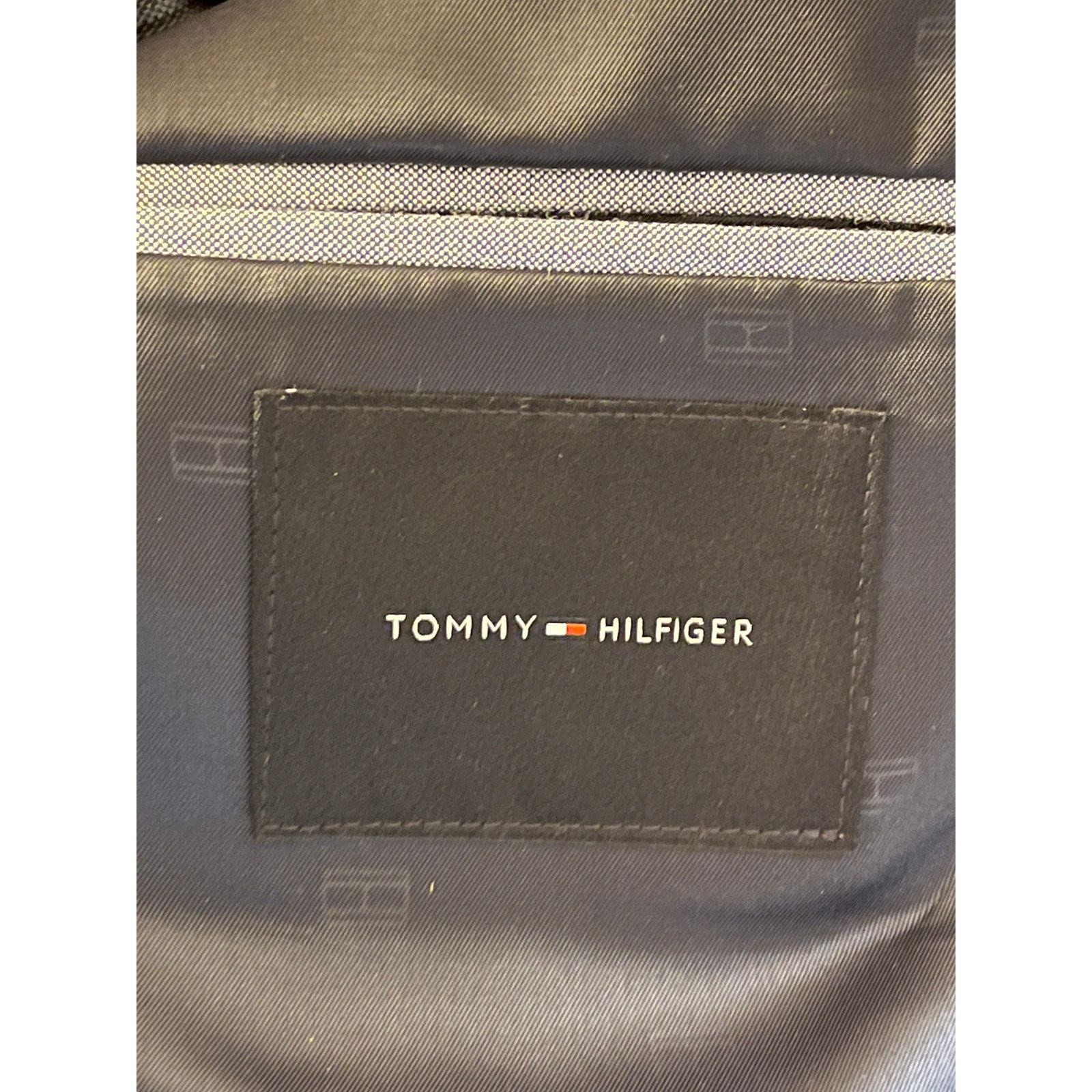 Tommy Hilfiger Tommy Hilfiger Men Suit Jacket 46R Gray Modern Fit Size 46R - 13 Thumbnail