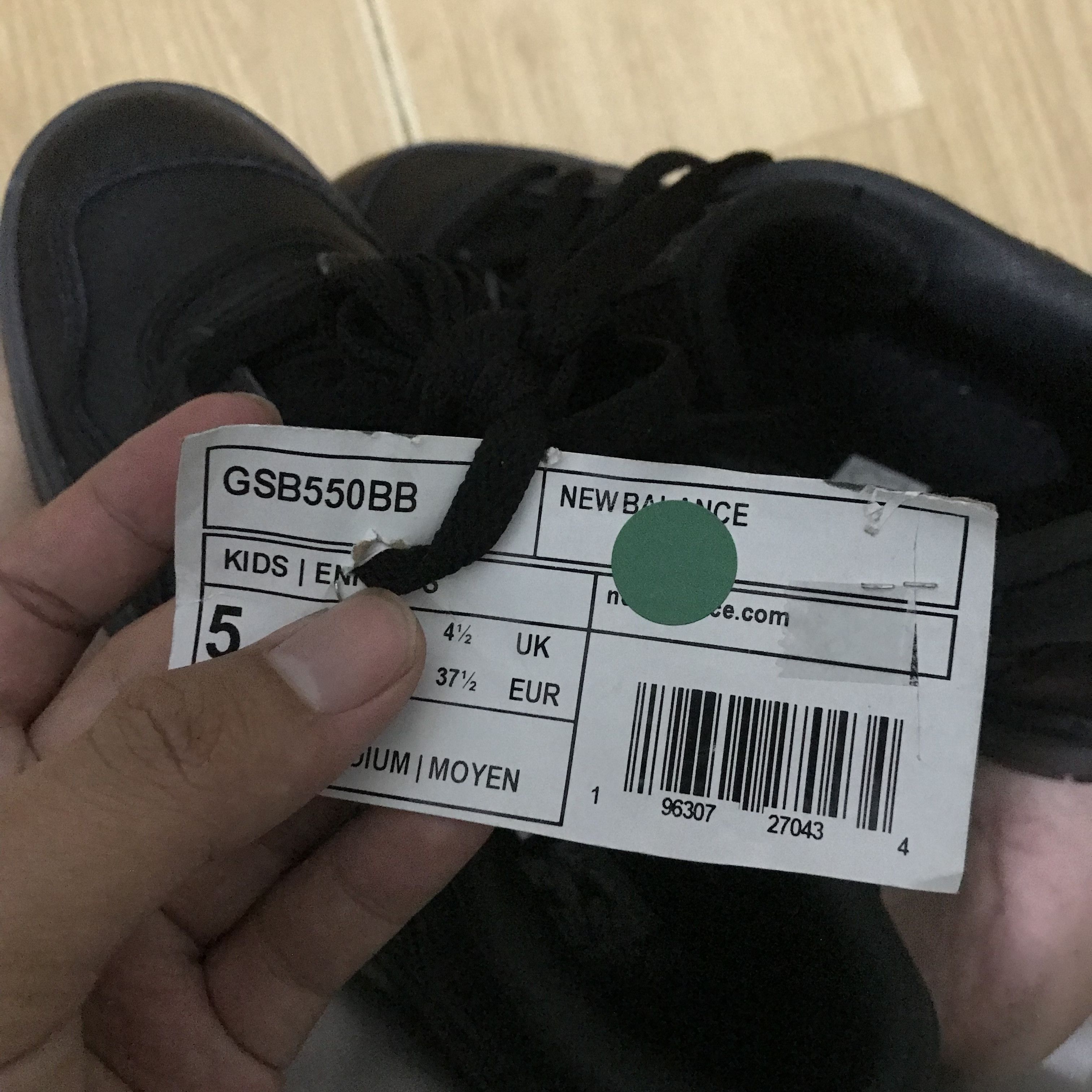New Balance New Balance NB BB50 Full black Basic NEW Size 4.5uk Bnwt Size US 5.5 / EU 38 - 5 Thumbnail