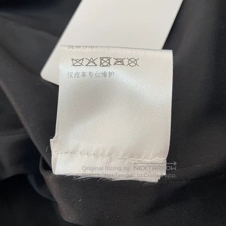 Givenchy Givenchy Black Leather Skirt Size 37" - 8 Thumbnail