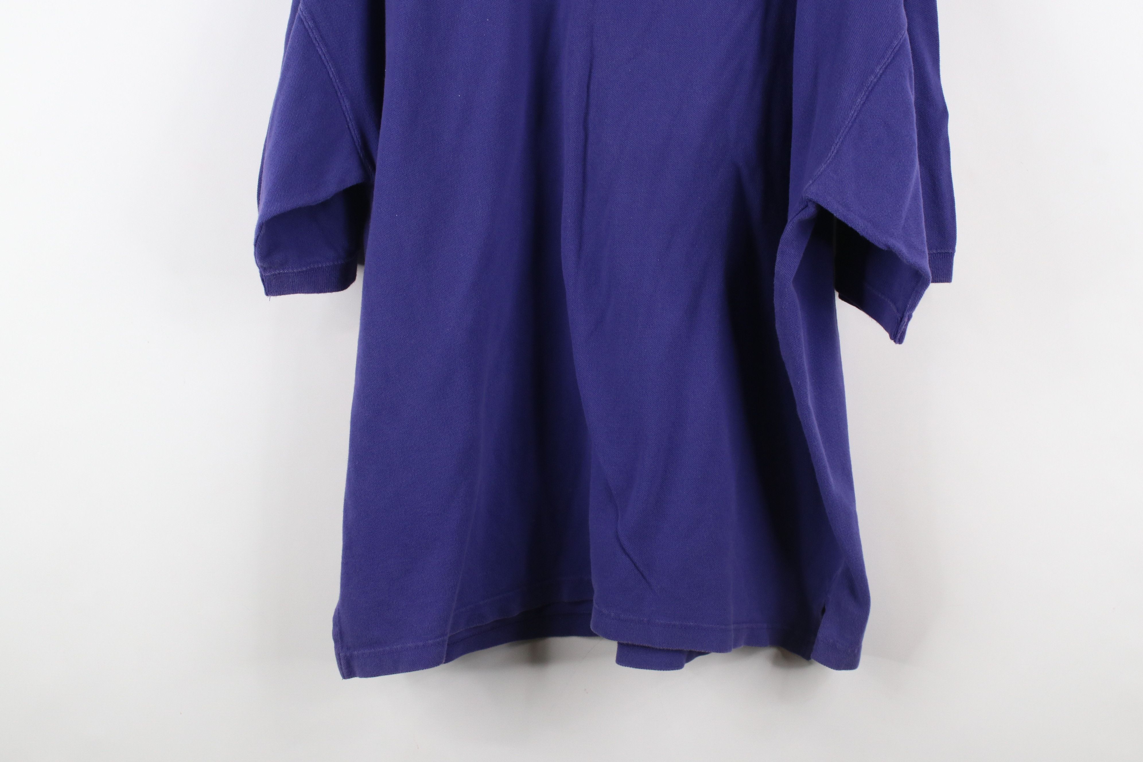 Gap × Vintage Vintage 90s Gap Baggy Fit Collared Polo Shirt Purple Cotton Size US XL / EU 56 / 4 - 12 Thumbnail