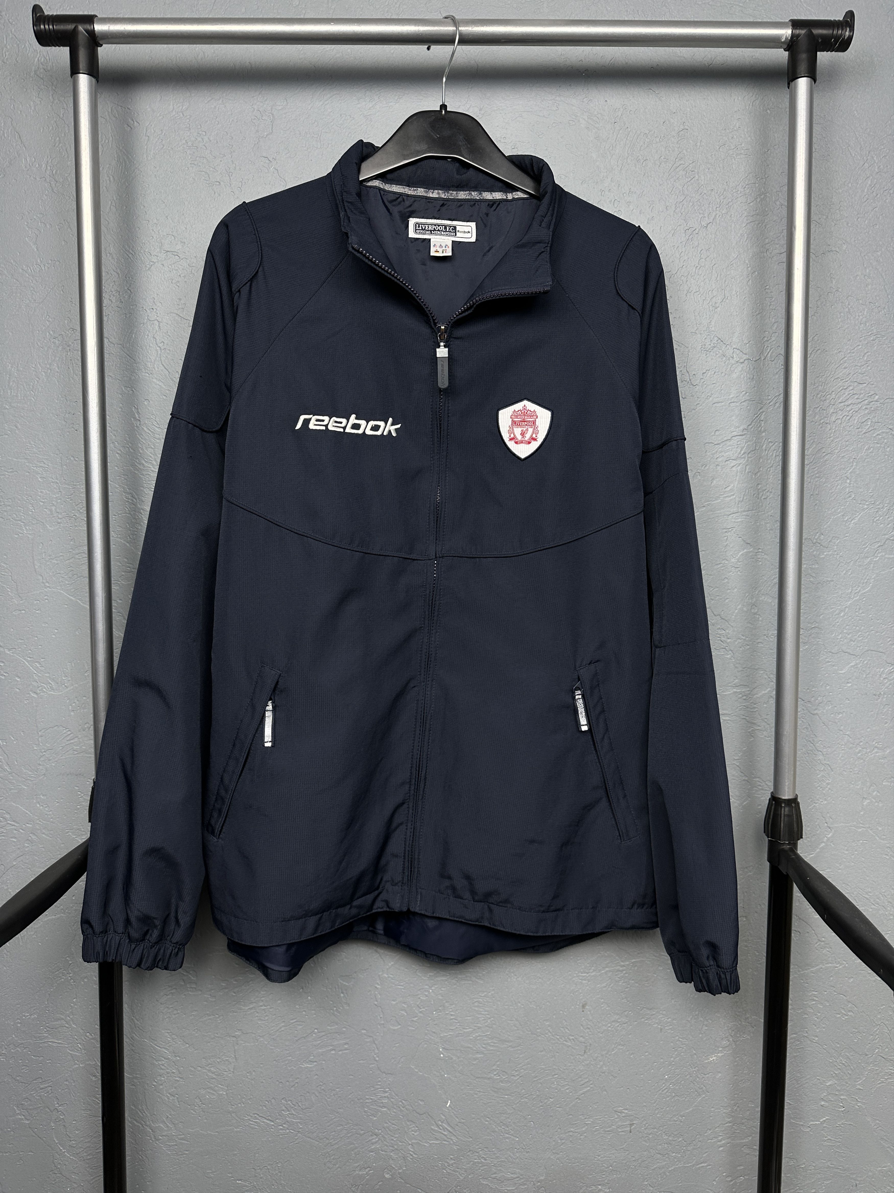 Reebok Reebok Liverpool FC Mens Windbreaker Jacket Carlsberg Size US XL / EU 56 / 4 - 1 Thumbnail