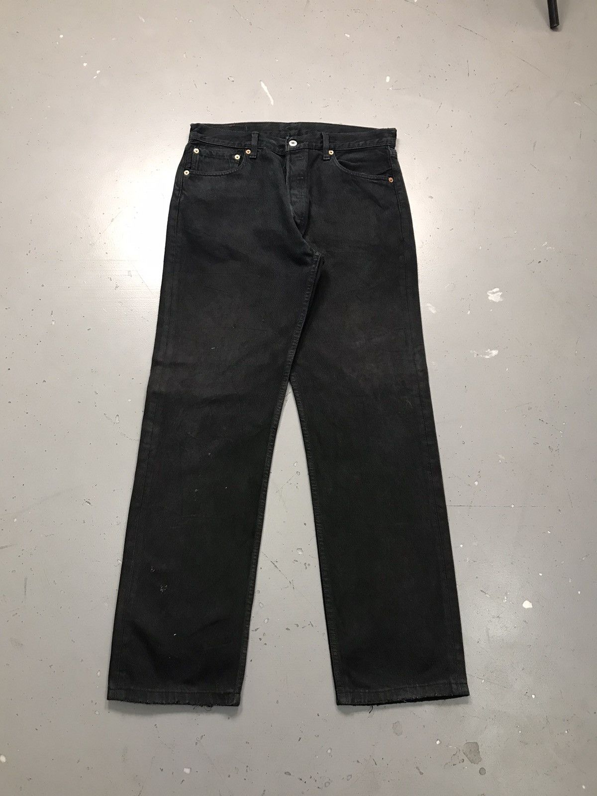 Levi's Vintage Levi’s Strauss & co 501 paper tag straight denim Size US 34 / EU 50 - 1 Thumbnail