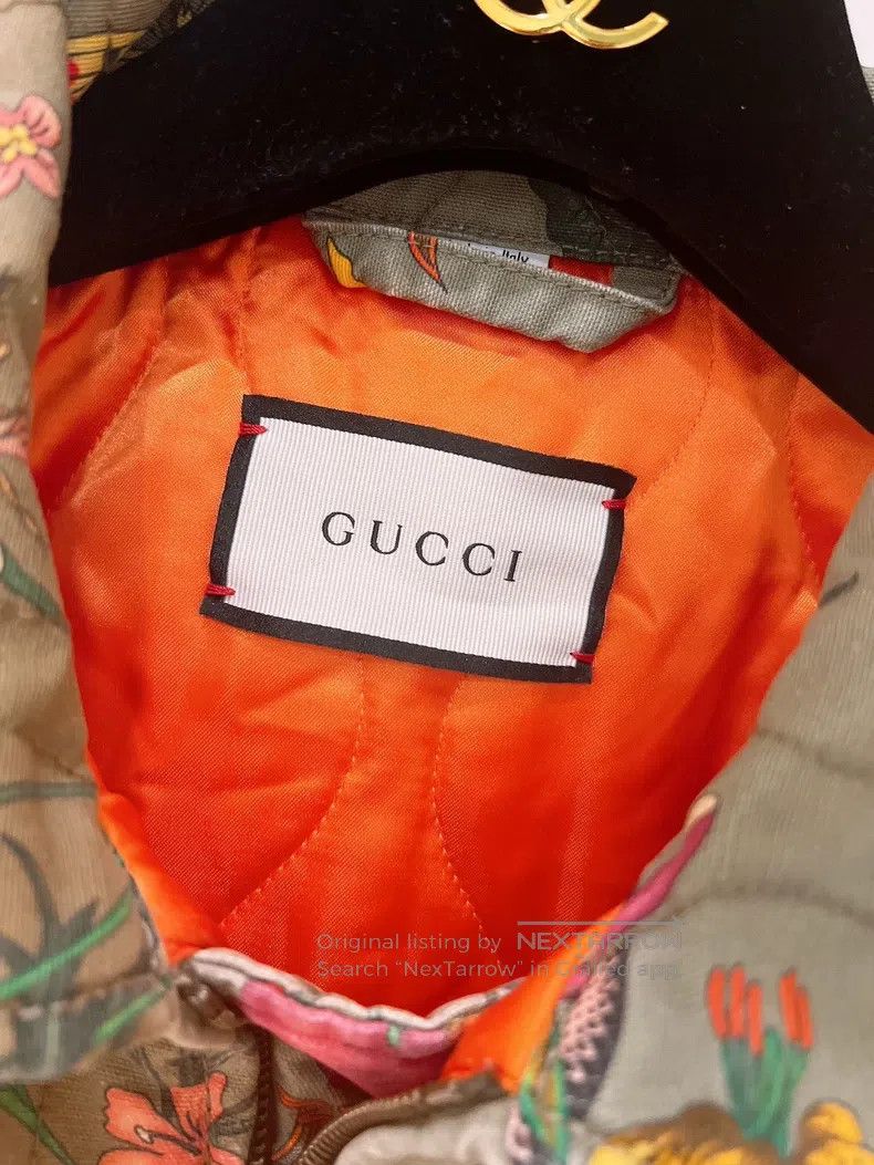 Gucci Gucci Mink-decorated floral snake-printed cotton clothes j Size M / US 6-8 / IT 42-44 - 8 Thumbnail