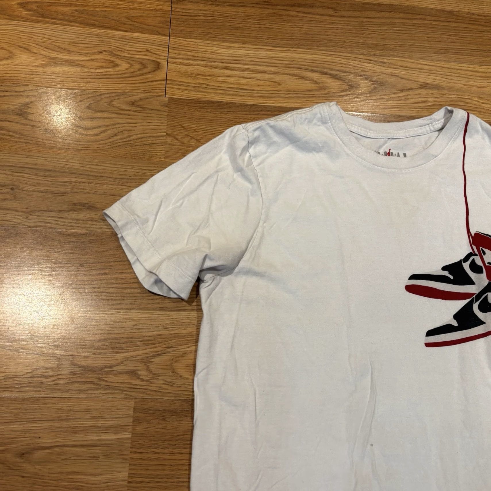 Nike Nike Michael Air Jordan AJ1 Shoe Sneakers White Tee T-shirt Men’s Size Medium Size US M / EU 48-50 / 2 - 5 Thumbnail