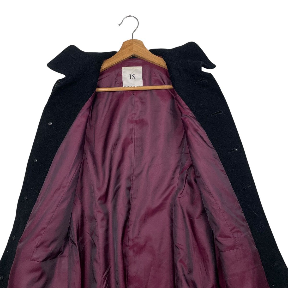 Issey Miyake Issey Miyake x Sunao Kuwahara Black Wool Long Coat Size M / US 6-8 / IT 42-44 - 13 Thumbnail