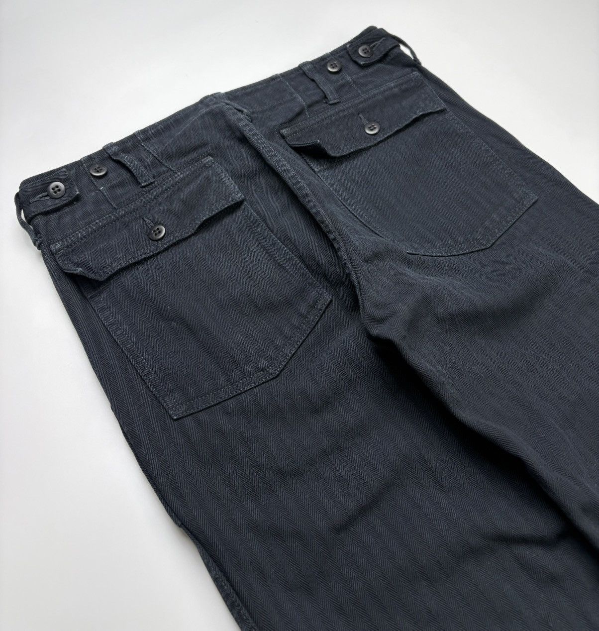 Visvim S/S19 Visvim Cropped Herringbone Drill Mil Pants Size US 30 / EU 46 - 12 Thumbnail