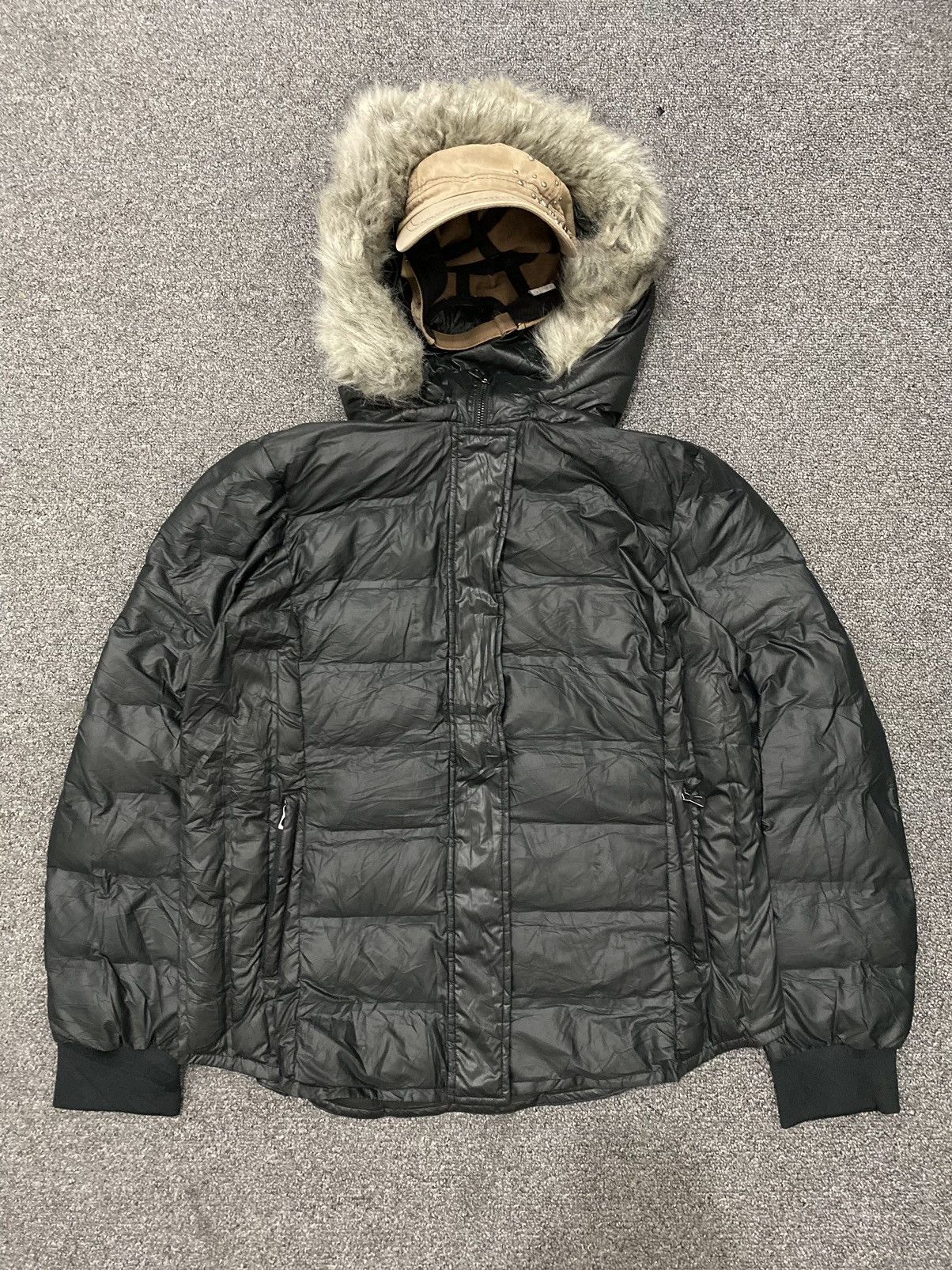 GAP Primaloft Fur Faux Puffer Jacket