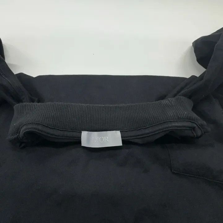 Dior Dior Dior Black Logo Embroidered Short Sleeve T-Shirt 0079 Size US S / EU 44-46 / 1 - 4 Thumbnail