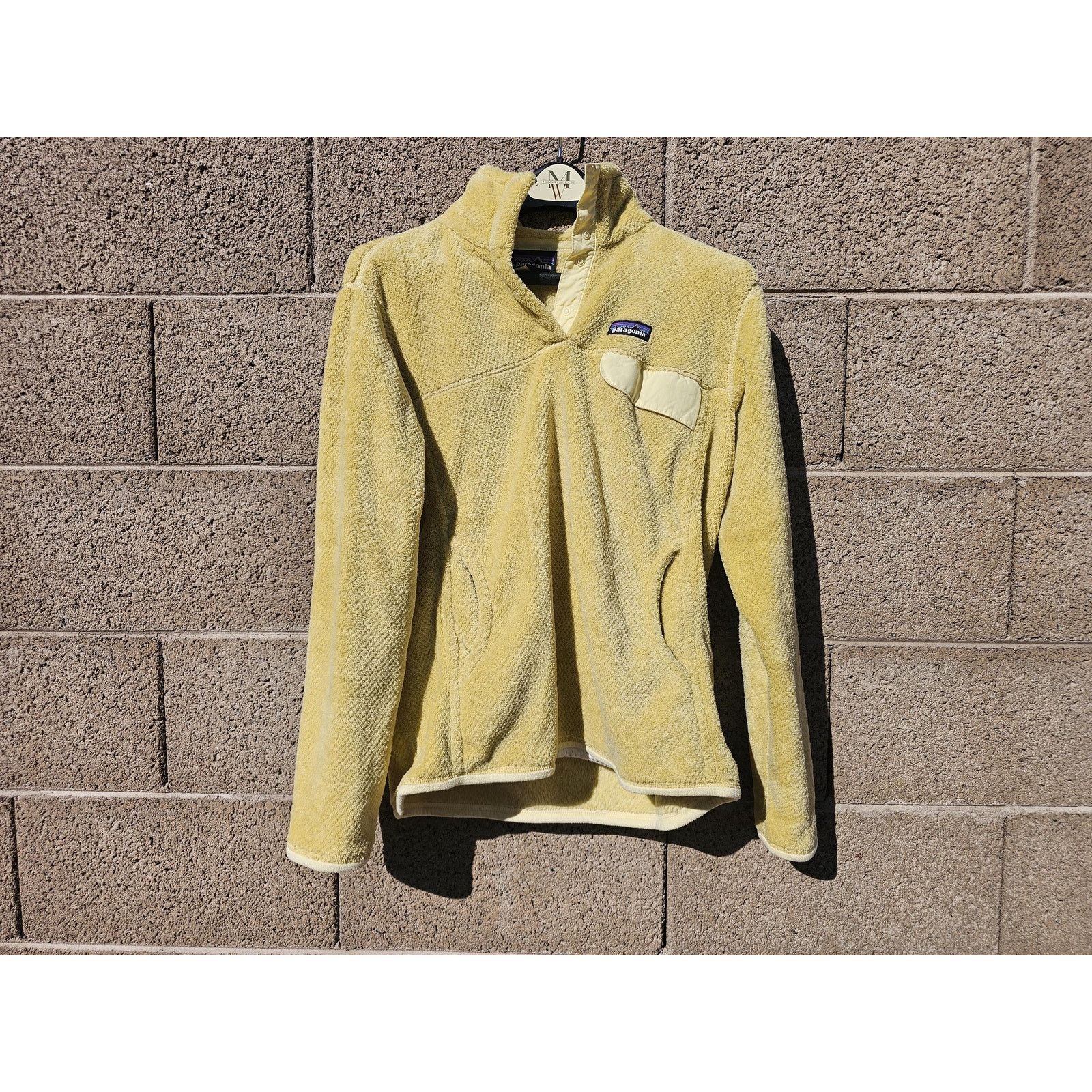 Patagonia Patagonia Snap-T Style Fleece Jacket Yellow Womens Sz L Size L / US 10 / IT 46 - 4 Thumbnail