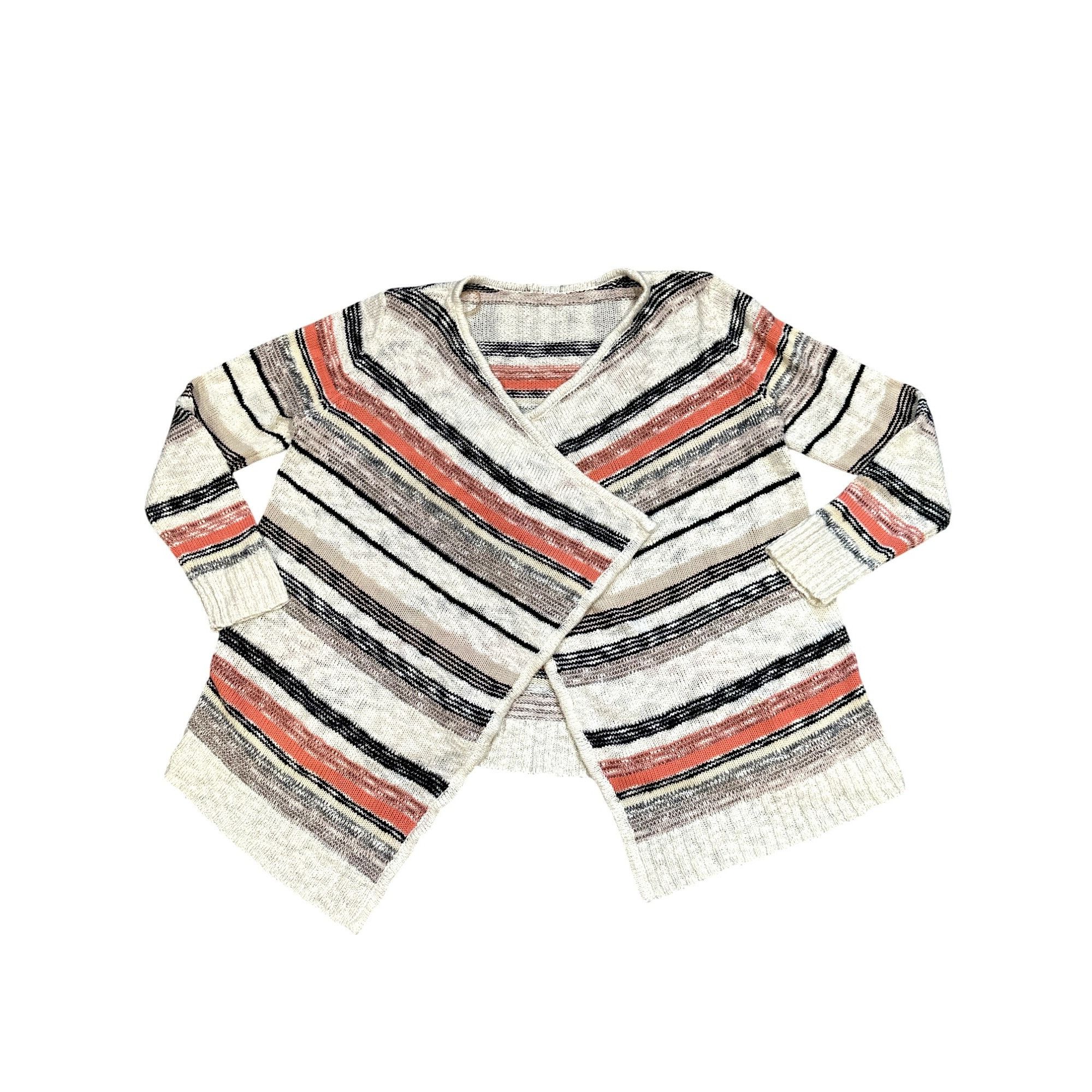 Other CCC Striped Open Front Cardigan Sweater Stripes Long Sleeves Size XL / US 12-14 / IT 48-50 - 5 Thumbnail
