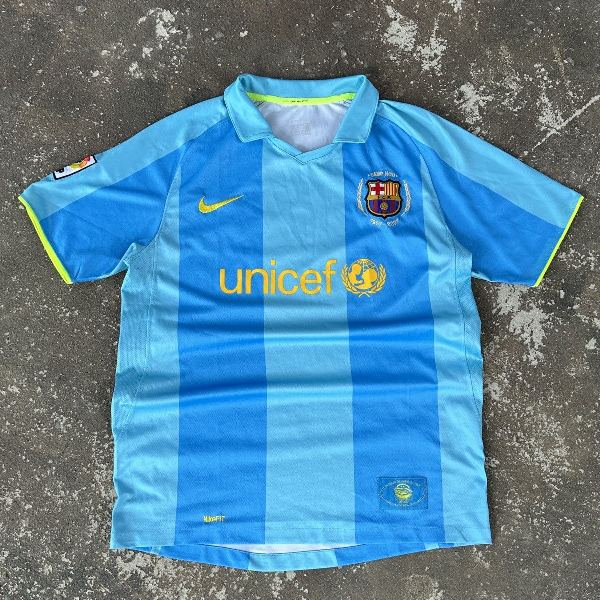 Nike × Vintage Nike Barcelona Vintage Jersey 2007 2008 T-shirt Size US XL / EU 56 / 4 - 2 Thumbnail