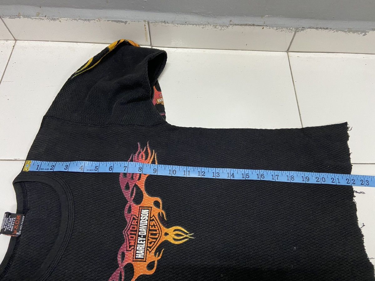 Harley Davidson VINTAGE HARLEY DAVIDSON 80’s CANADA WAFFLE FLAME LONG SLEEVE Size M / US 6-8 / IT 42-44 - 17 Thumbnail