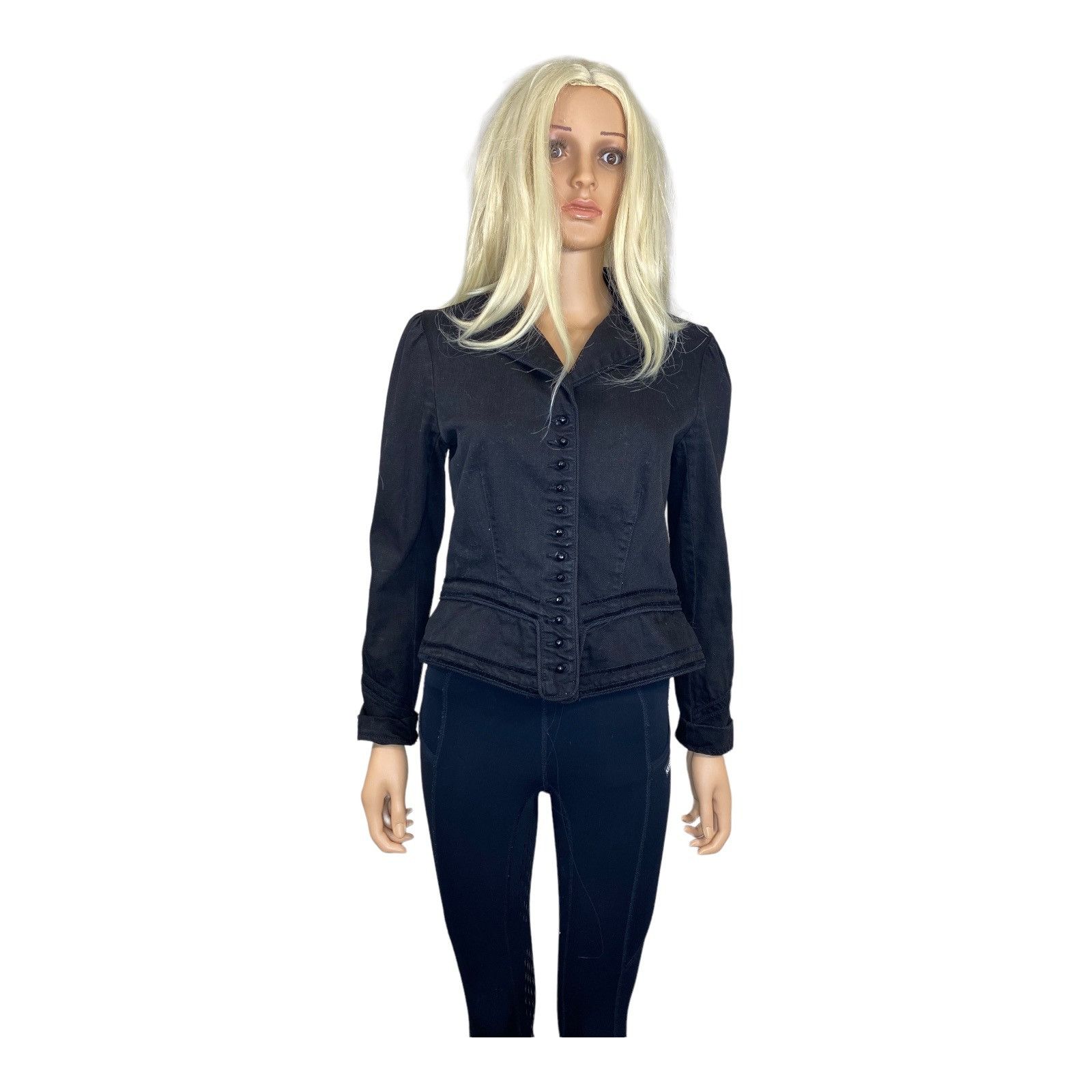 Other Lauren Jeans Fitted Denim Blazer M Ralph Lauren Black Victor Size M / US 6-8 / IT 42-44 - 3 Thumbnail