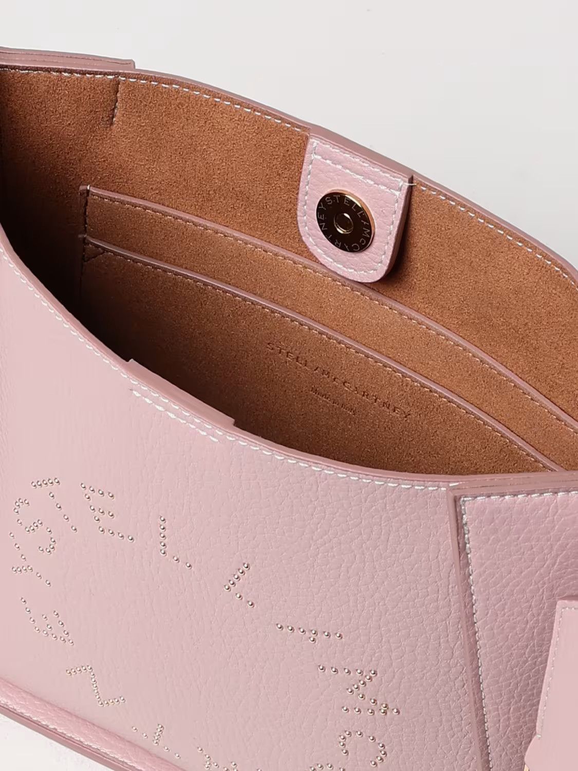 Stella McCartney os11x1225 Size: OS / Mini Grainy Studded Logo Crossbody Bag Size ONE SIZE - 3 Thumbnail
