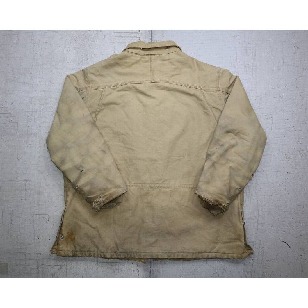 Carhartt Vintage Carhartt Jacket Quilted Lined Coat Distressed 2XL Size US XXL / EU 58 / 5 - 4 Thumbnail