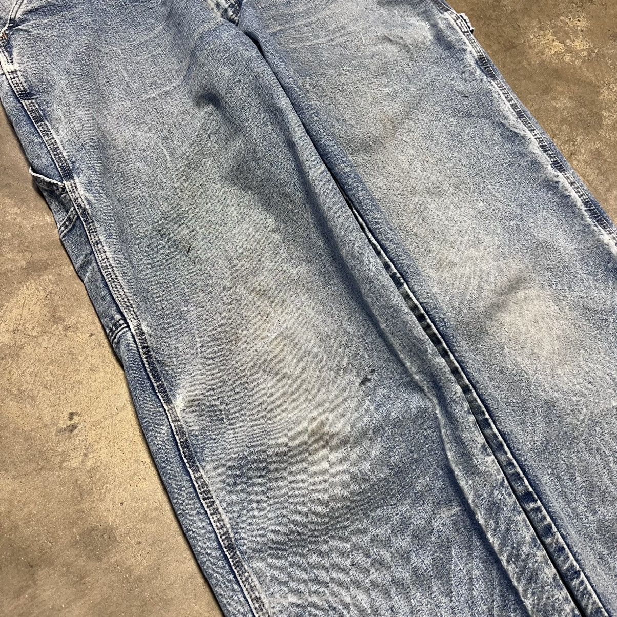 Vintage Vintage Y2K Wrangler Carpenter Pants Skater Baggy Faded Wide Size US 36 / EU 52 - 9 Thumbnail