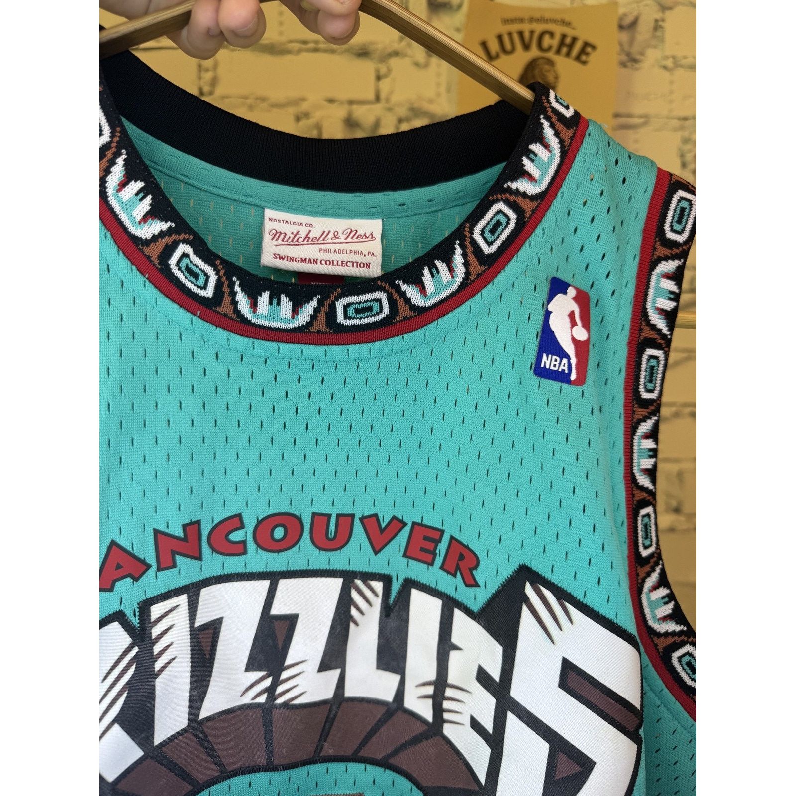 Mitchell & Ness Vintage Vancouver Grizzlies Jersey XL NBA Mike Bibby 90s Size US XL / EU 56 / 4 - 4 Thumbnail
