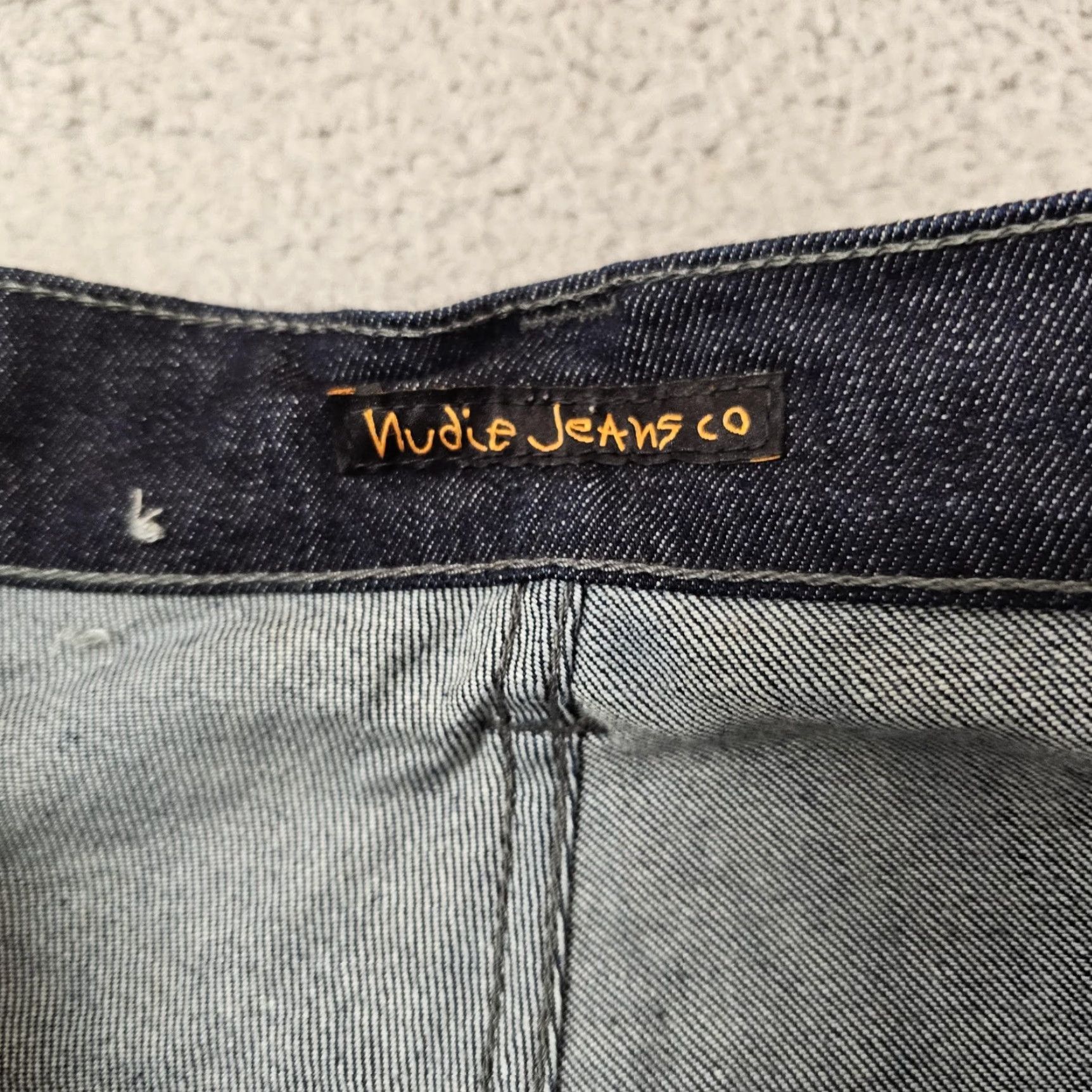 Nudie Jeans Nudie Jeans Co Thin Finn Jeans Mens 29x31 Denim Slim Tapered Zip Fly 5-Pocket Organic Cotton Blend Dark Wash Jeans Mens Size US 29 - 3 Thumbnail