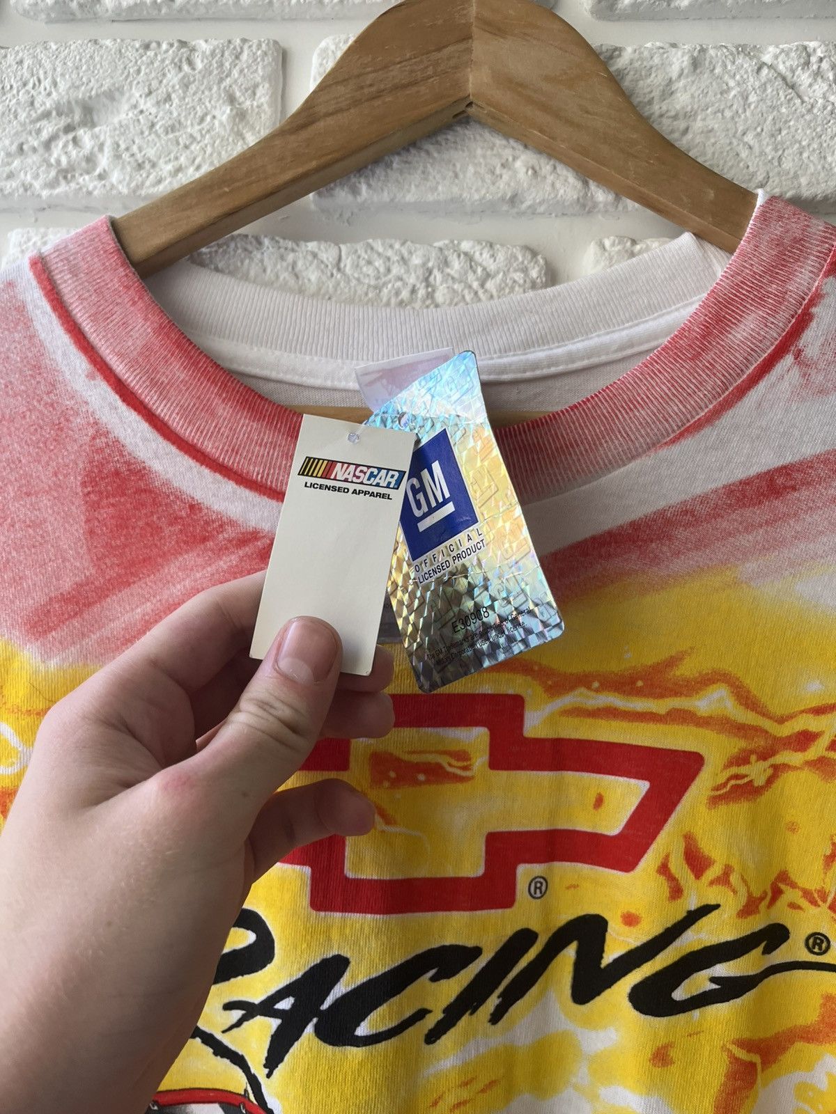 NASCAR Vintage Chevrolet Racing T-Shirt NASCAR Impala SS Licensed Size US XL / EU 56 / 4 - 4 Thumbnail