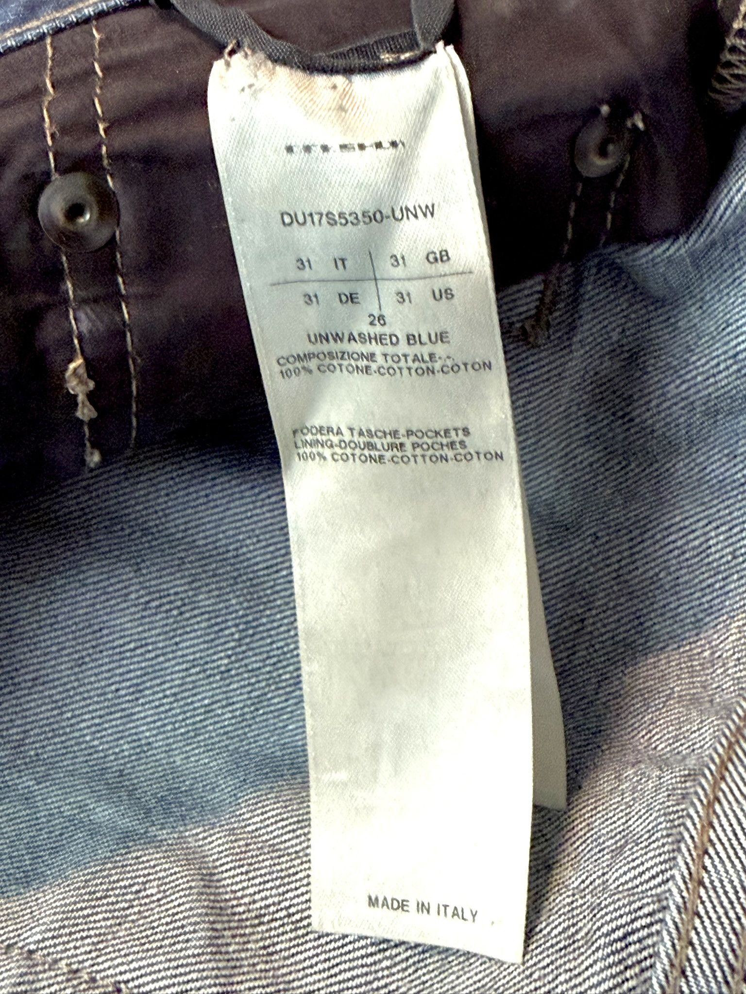 Rick Owens DRKSHDW Detroit Cut Denim Jeans 31