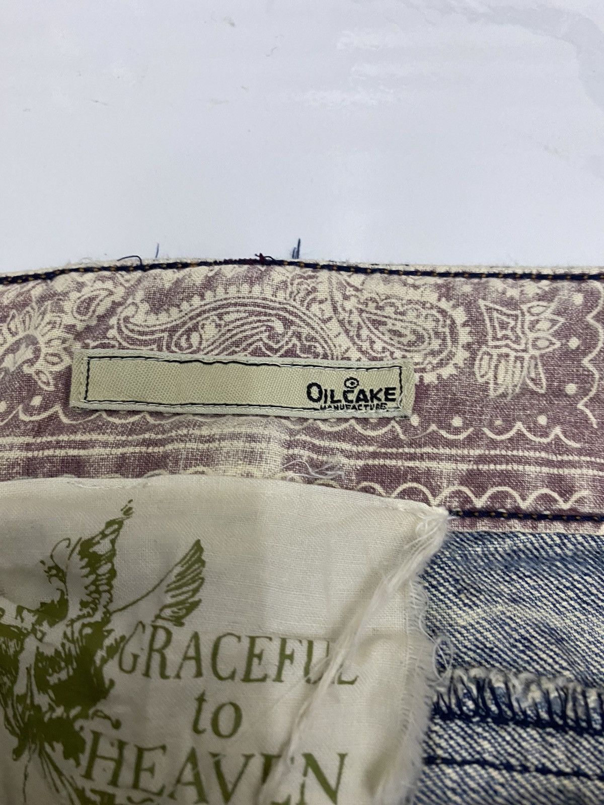 Hysteric Glamour FLARE JEANS🔥OILCAKE DISTRESSED DENIM FLARE DENIM JEANS Size US 29 - 8 Thumbnail