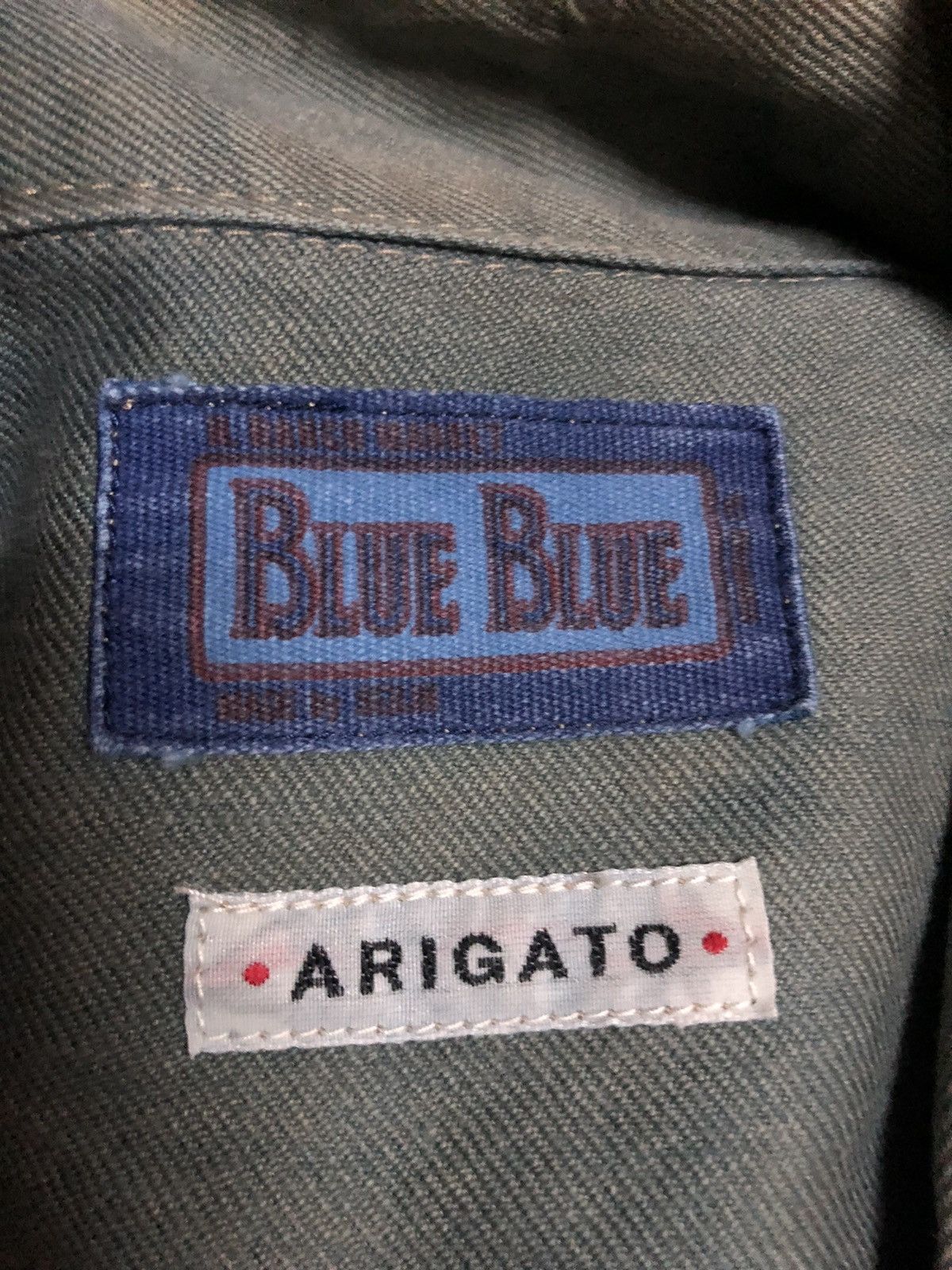 Blue Blue Japan Stunning Blue Blue Arigato Sun Faded Chore Workwear Jacket Size US L / EU 52-54 / 3 - 3 Thumbnail