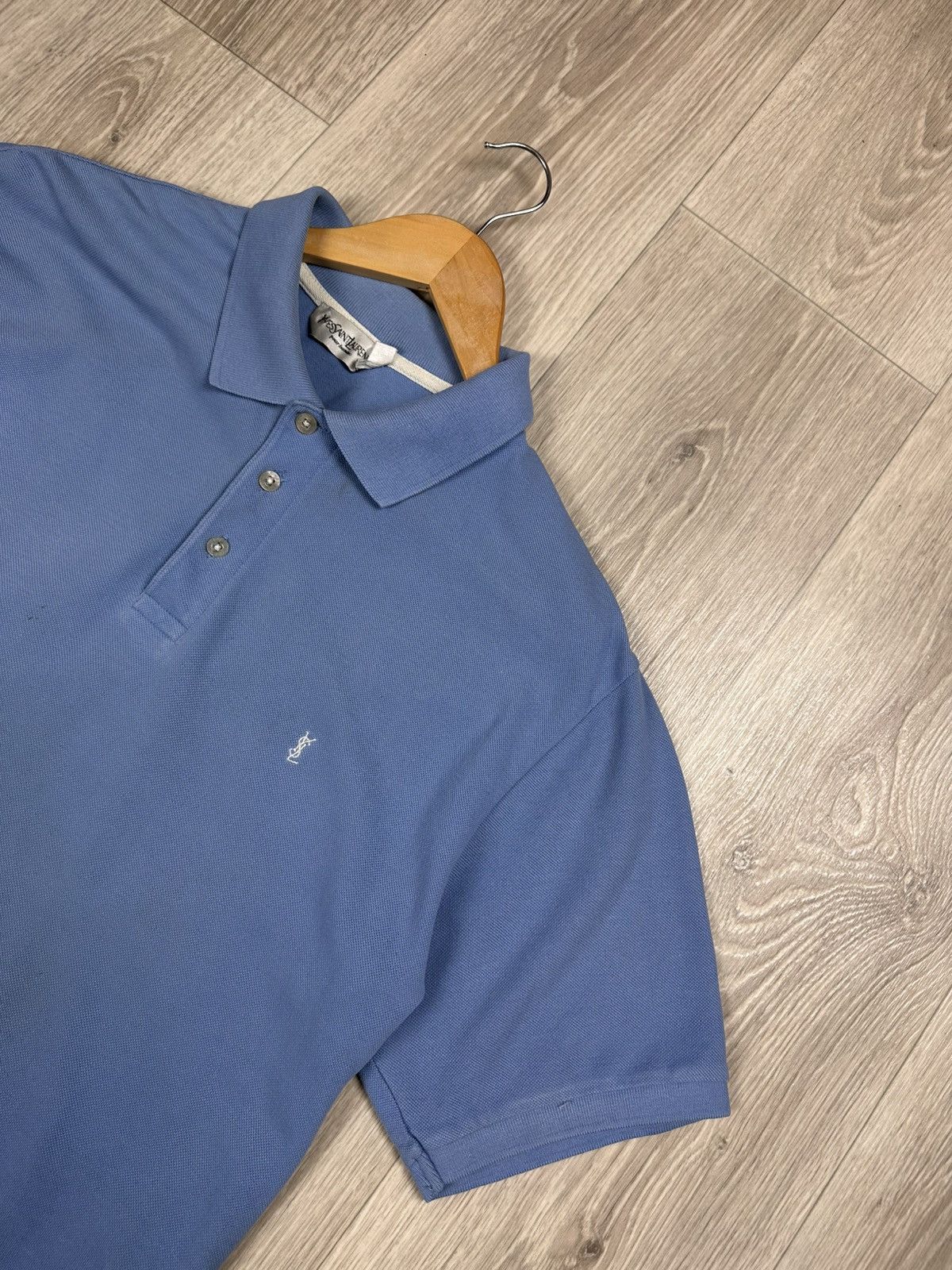 Yves Saint Laurent Vintage Yves Saint Laurent Polos Shirt YSL Logo Size XL Size US XL / EU 56 / 4 - 2 Thumbnail