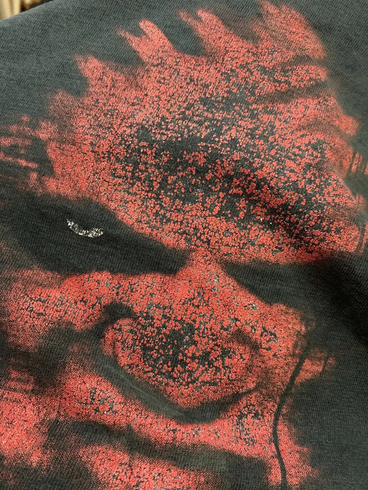 WWE Rare Y2K WWF Kane Wrestling Tee – Distressed Faded Black Size US M / EU 48-50 / 2 - 6 Thumbnail