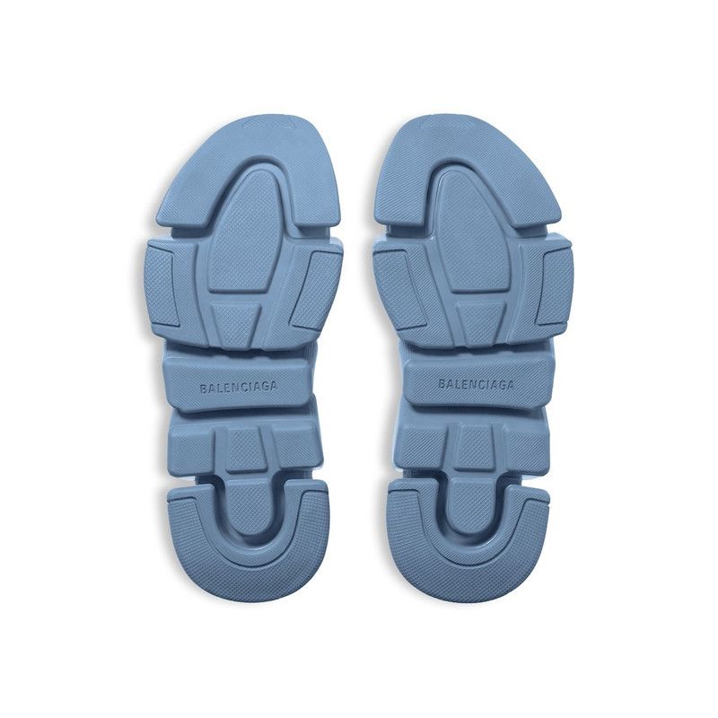 Balenciaga o1tr1nto0526 Speed 2.0 Recycled Knit Sneakers in Blue Size US 8 / EU 41 - 7 Thumbnail