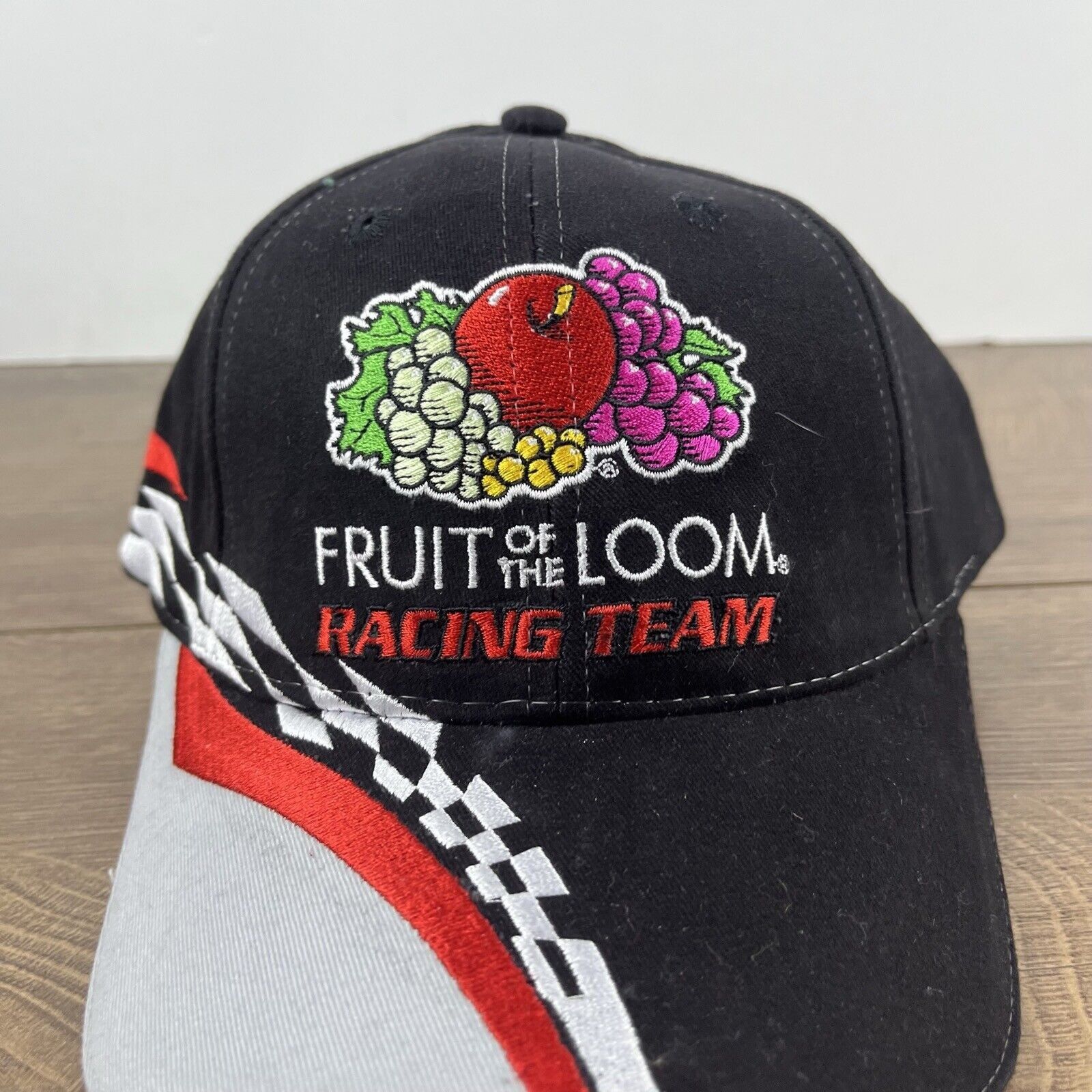 Other Fruit of the Loom Racing 55 Hat Black Cap Hat Adjustable Bla Size ONE SIZE - 6 Thumbnail