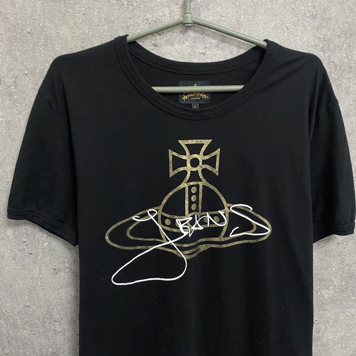 Vivienne Westwood Vintage Vivienne Westwood T-Shirt Big Logo Tee Size US L / EU 52-54 / 3 - 5 Thumbnail
