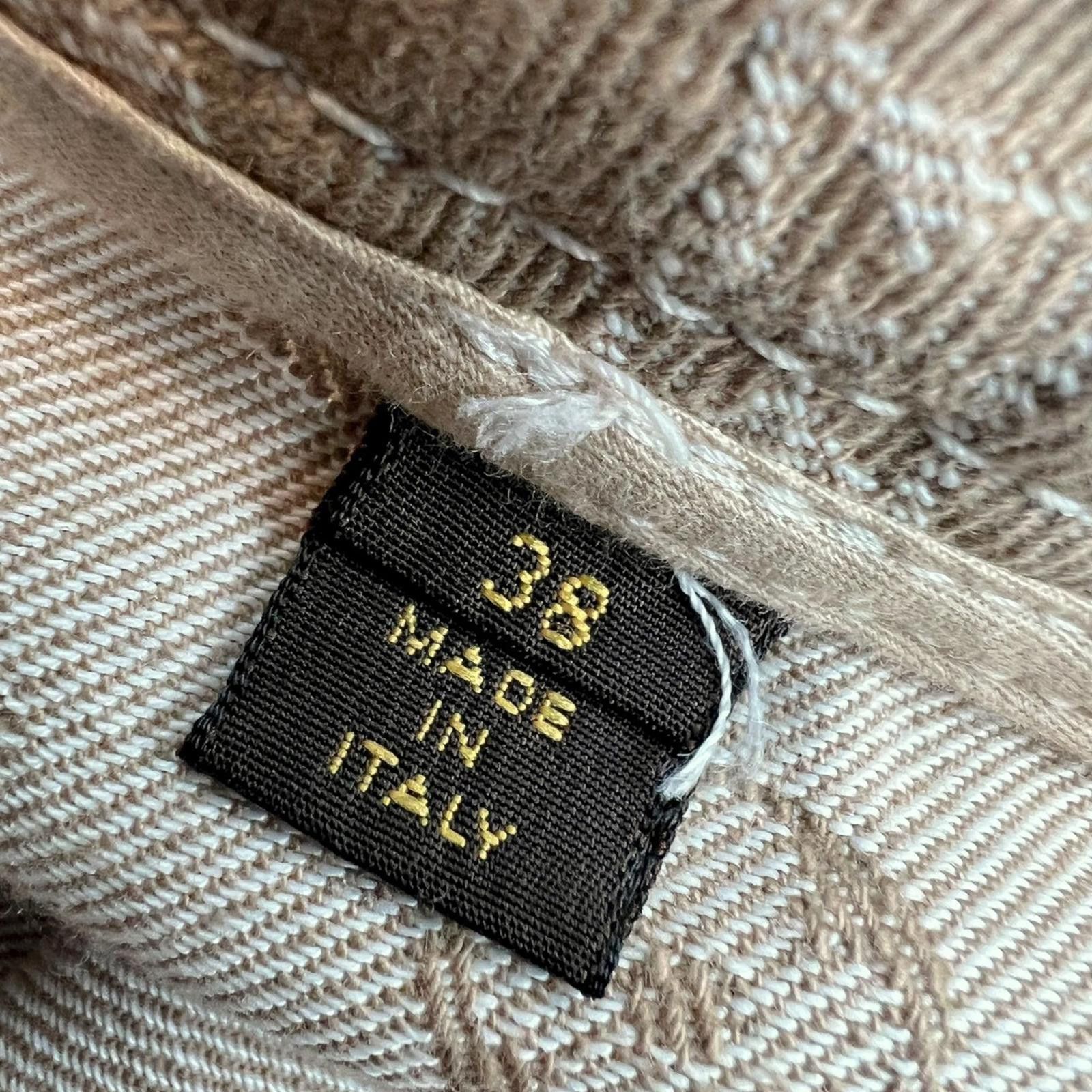 Louis Vuitton Louis Vuitton Beige Monogram Denim Skirt Size 32" / US 10 / IT 46 - 5 Thumbnail