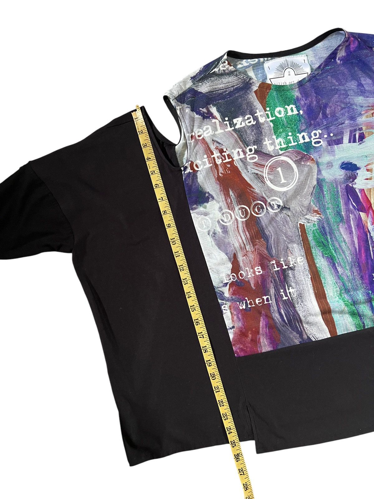 Japanese Brand Lilith Art Duct 🇯🇵 Rebuilt Off Shoulder Art Printed Shirt Size US L / EU 52-54 / 3 - 15 Thumbnail