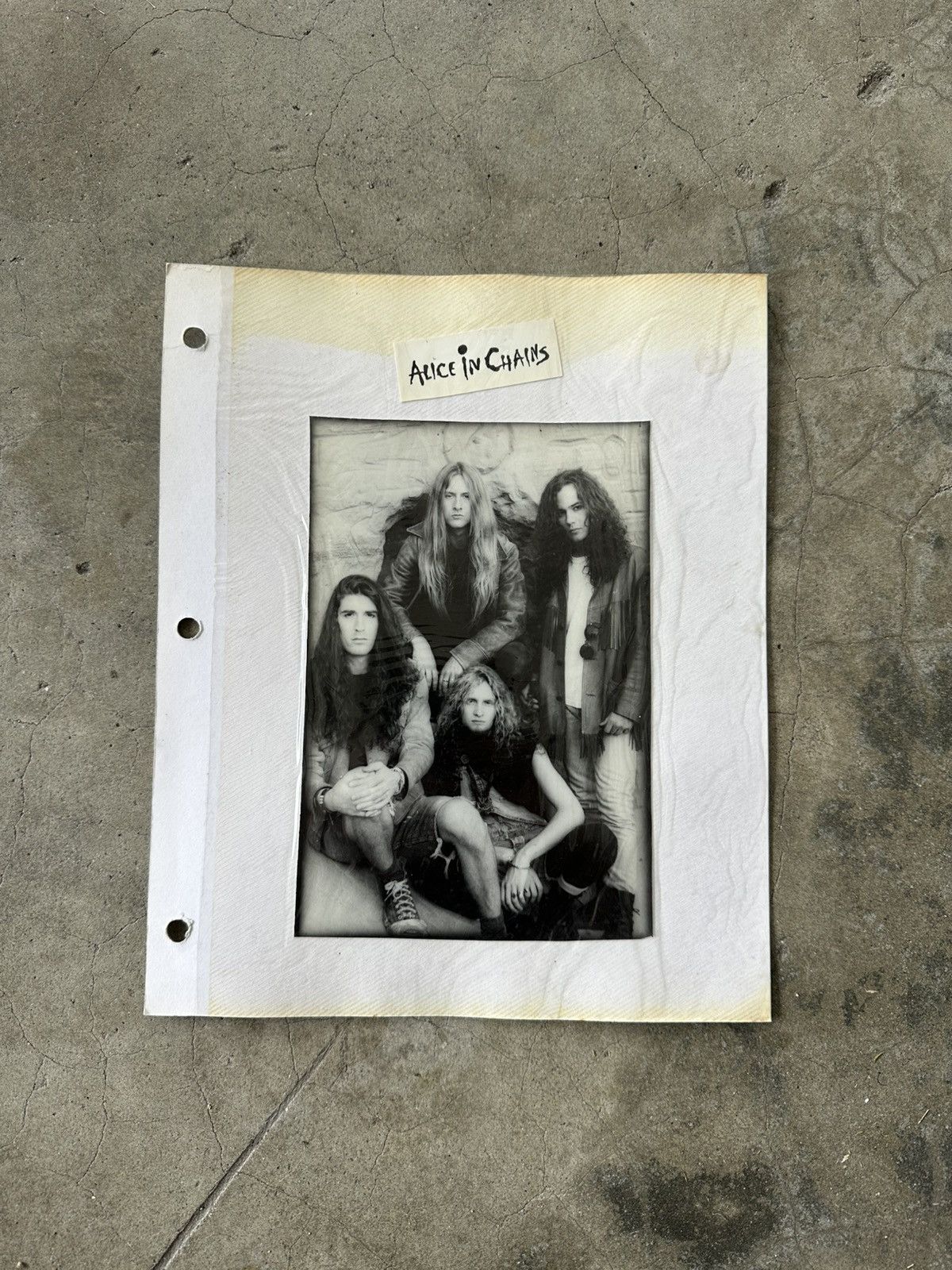 Metallica Vintage Alice In Chains Original 80s Press Photo Promo Rare Size ONE SIZE - 1 Thumbnail