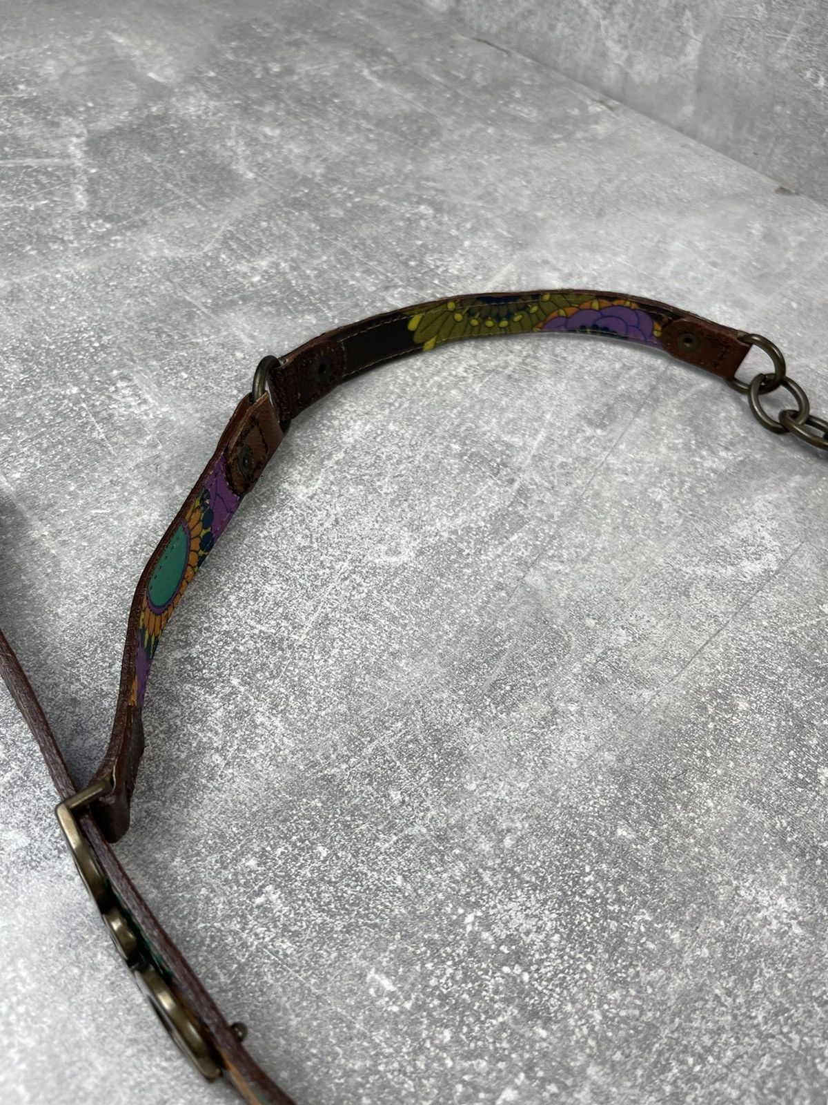 Dolce & Gabbana × Vintage Dolce&Gabbana Leather Jungle Celebrity DsG Logo Belt Size ONE SIZE - 6 Thumbnail