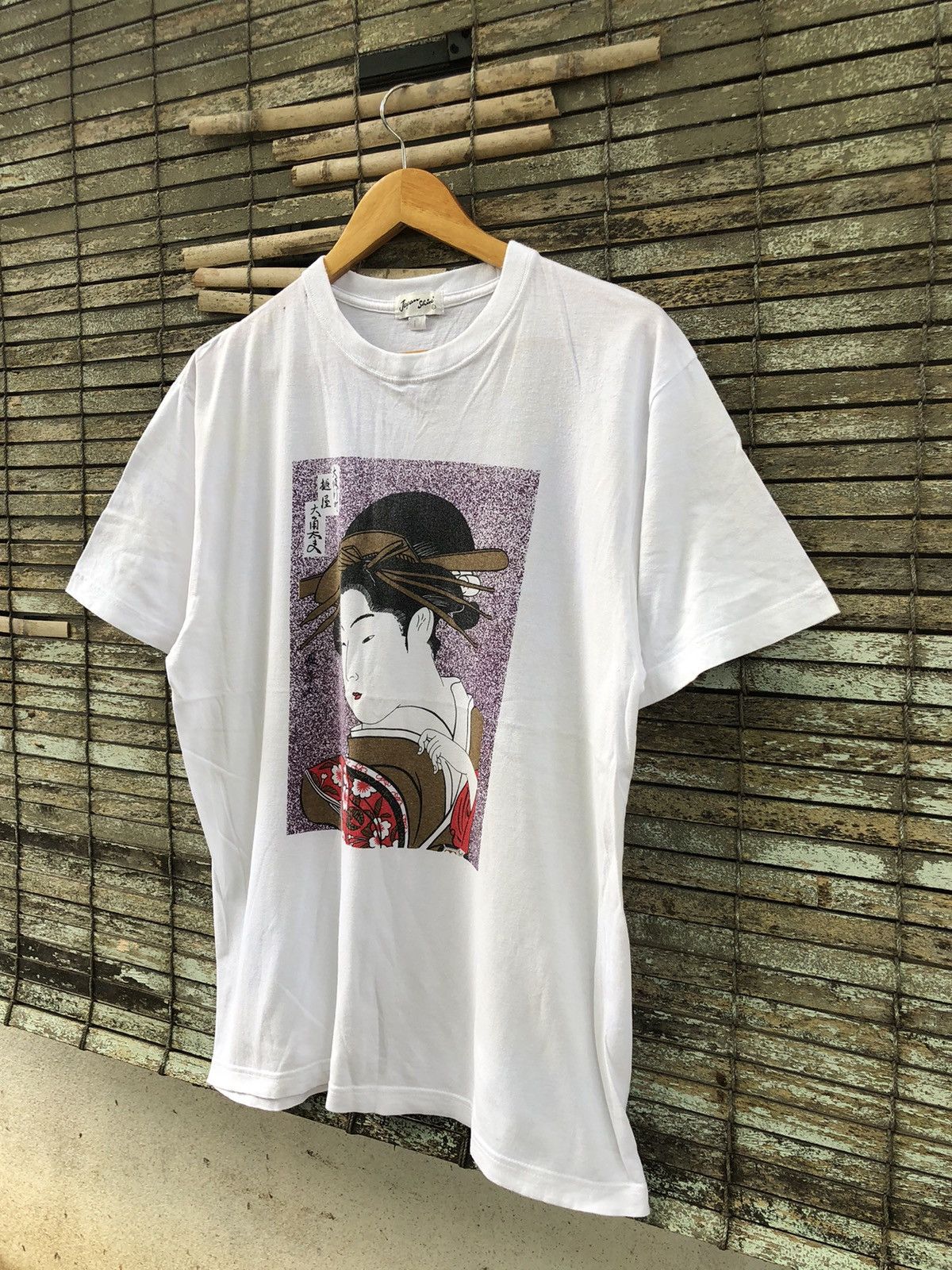 Japanese Brand × Vintage Vintage Geisha Japanese Girl Photo Tee Size US L / EU 52-54 / 3 - 6 Thumbnail
