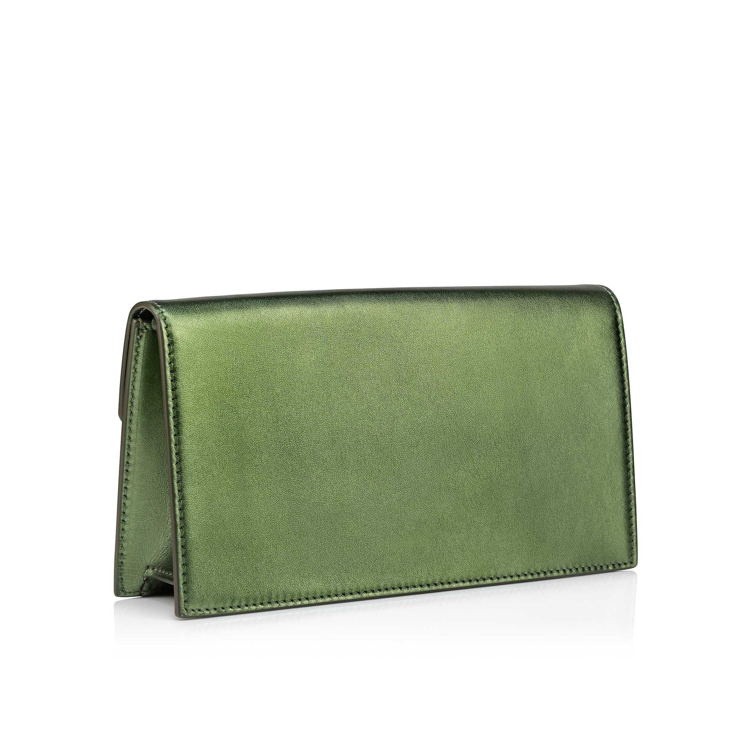 Christian Louboutin o1s1wg110125 Size:OS/ Loubi 54 Clutch Bag in Green Size ONE SIZE - 3 Thumbnail