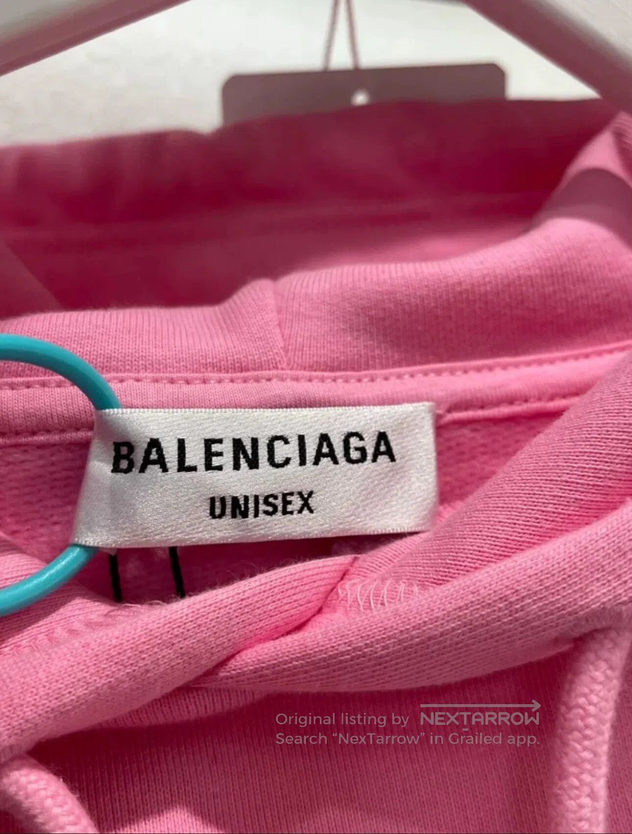 Balenciaga balenciaga pink graphic hoodie with sparkle detail. Size S / US 4 / IT 40 - 3 Thumbnail