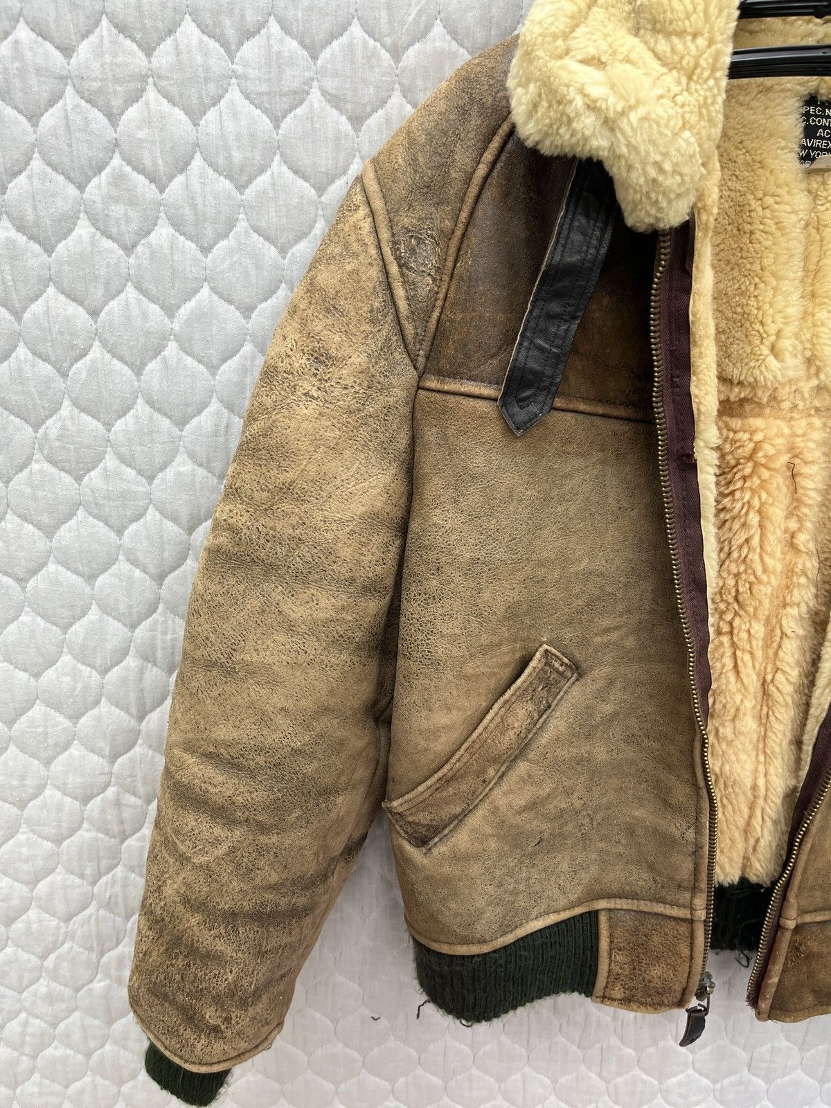 Avirex 🔥🔥🔥STEALS VTG AVIREX B-6 SHEEP SKIN LEATHER JACKET Size US S / EU 44-46 / 1 - 4 Thumbnail
