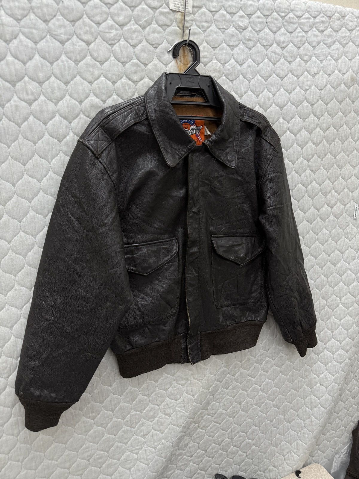 Cooper 🔥🔥🔥ARCHIVE VINTAGE COOPER US ARMY A2 LEATHER JACKET Size US M / EU 48-50 / 2 - 2 Thumbnail