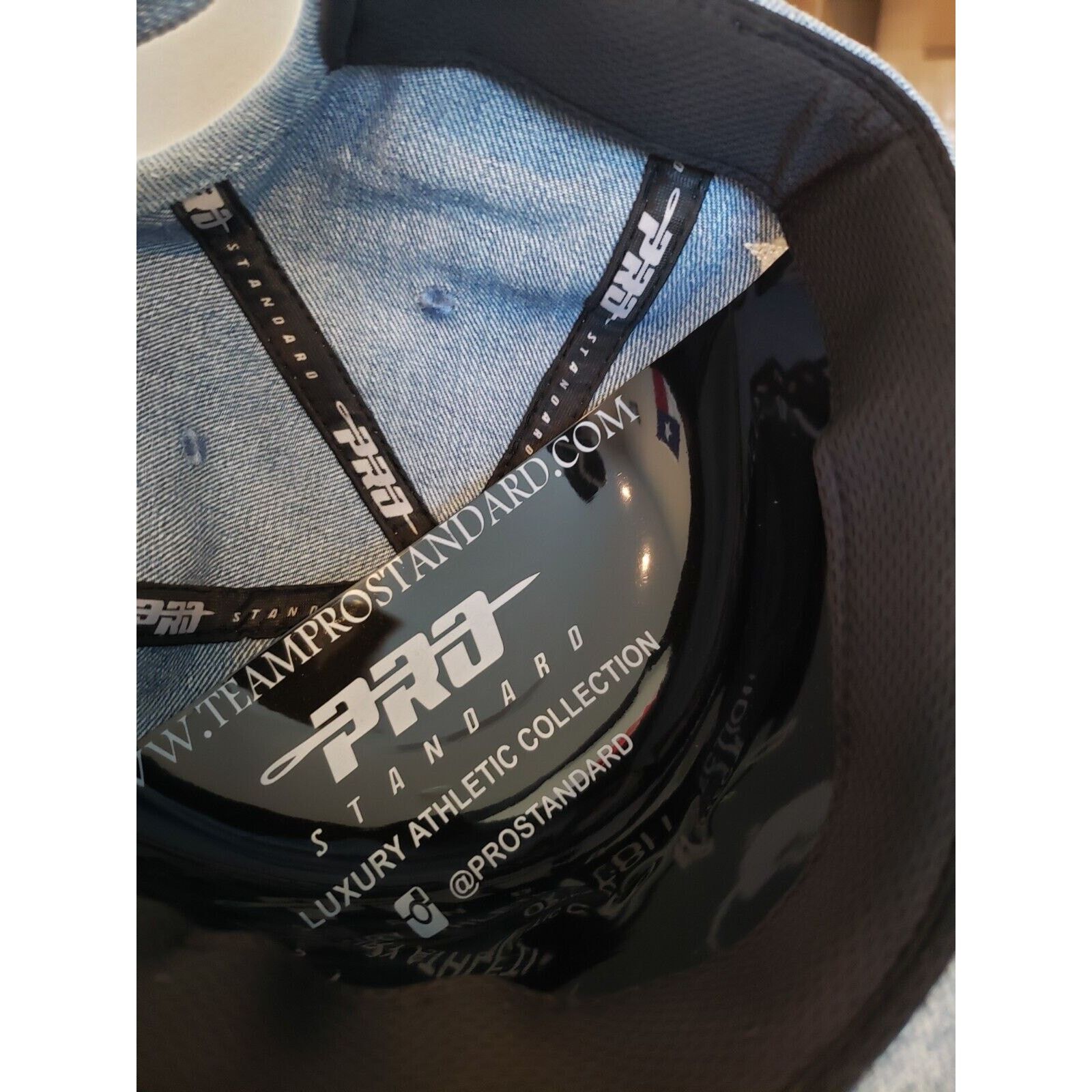 Pro Standard Dallas Cowboys Hat Denim Strap Strapback Blue Pro Standard Size ONE SIZE - 5 Thumbnail