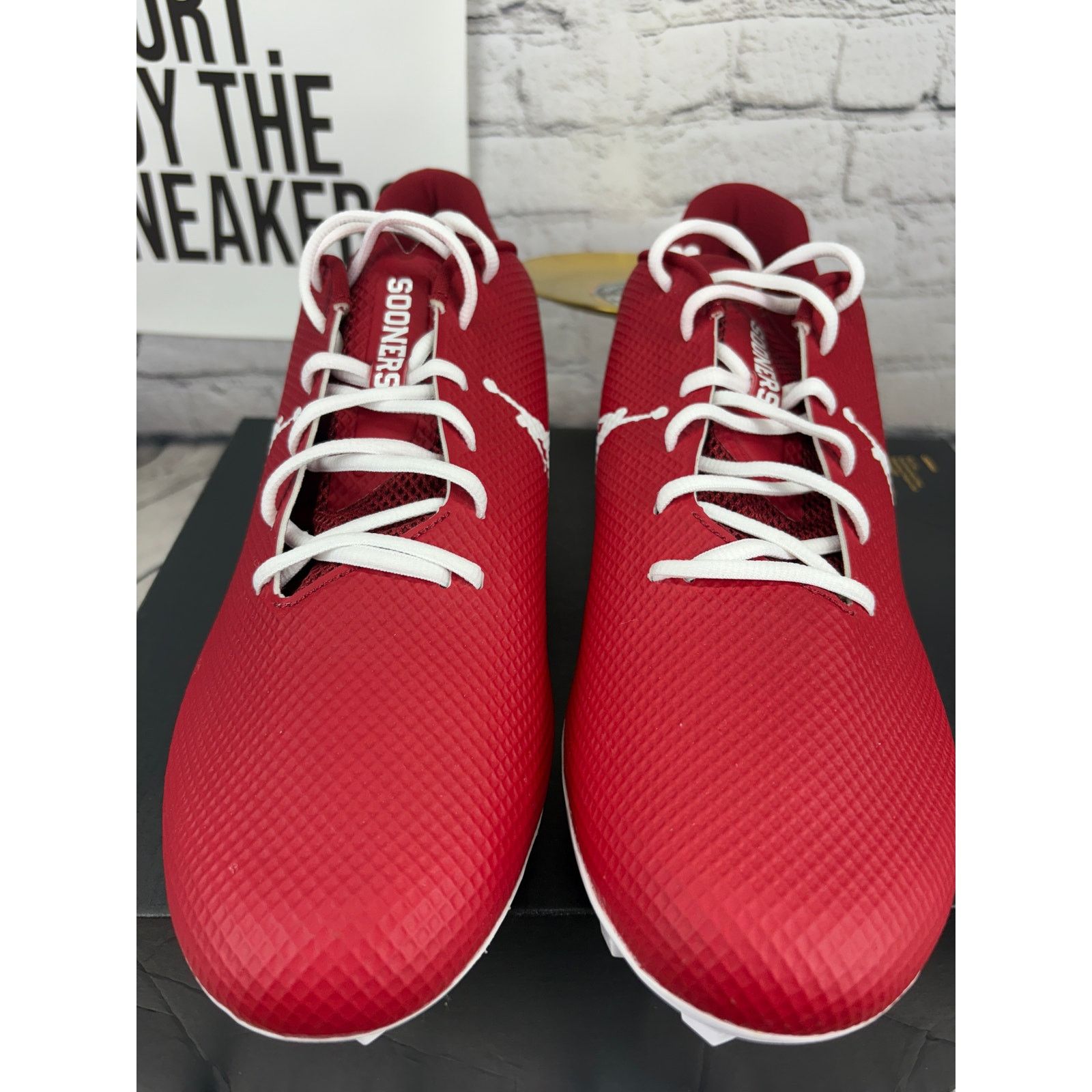Nike Nike Sooners Jordan Vapor Edge Speed 360 Cleats Mens 15 Size US 15 / EU 48 - 3 Thumbnail