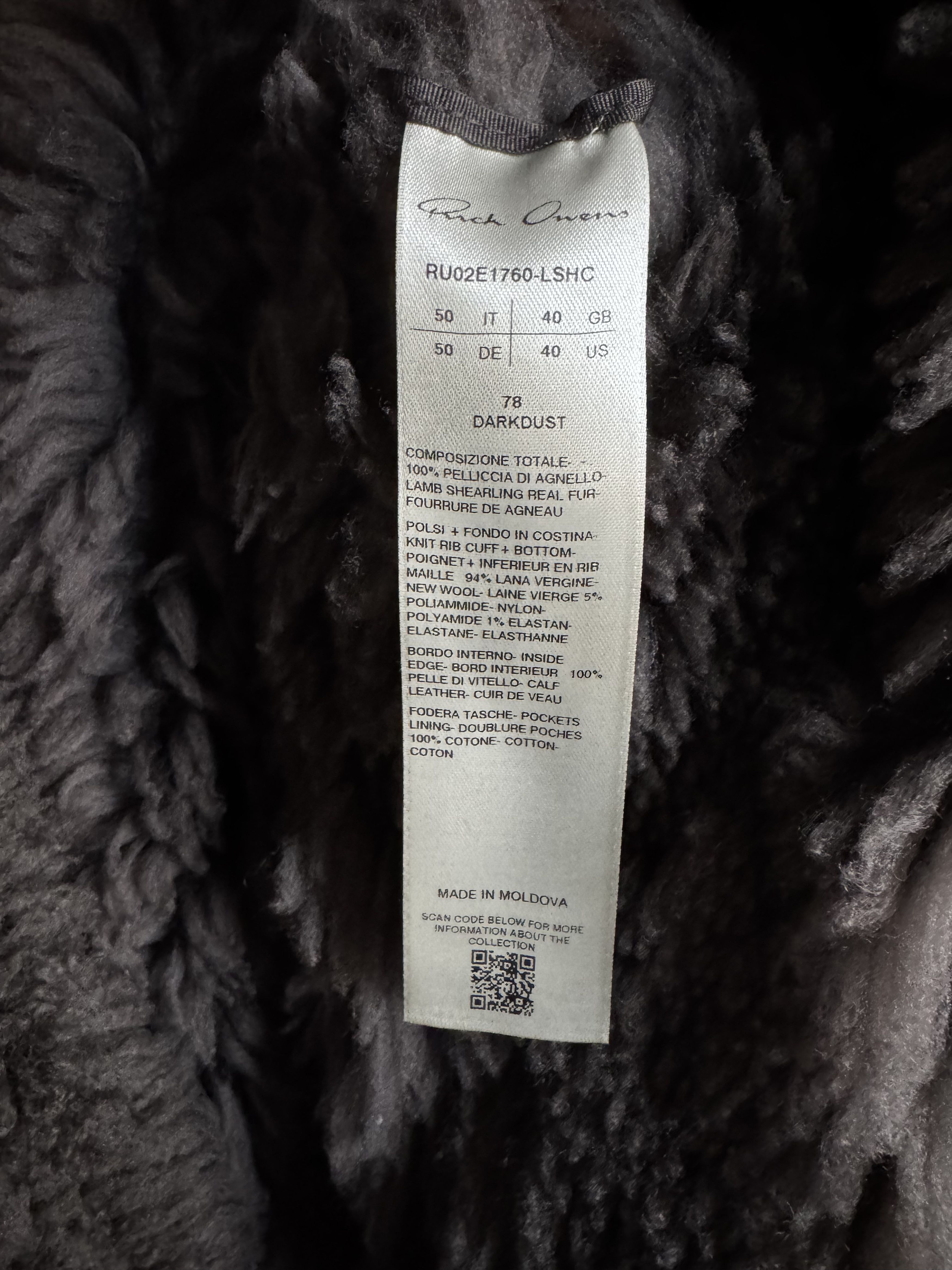 Rick Owens RICK OWENS CONCORDIANS Hollywood Flight Darkdust Jacket Size US L / EU 52-54 / 3 - 7 Thumbnail