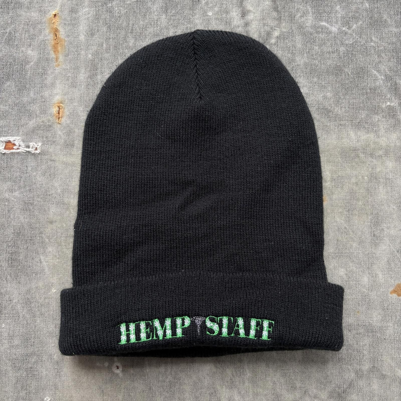 Vintage Vintage Y2K Hemp Staff Weed Marijuana Skater Grunge Beanie Size ONE SIZE - 1 Thumbnail