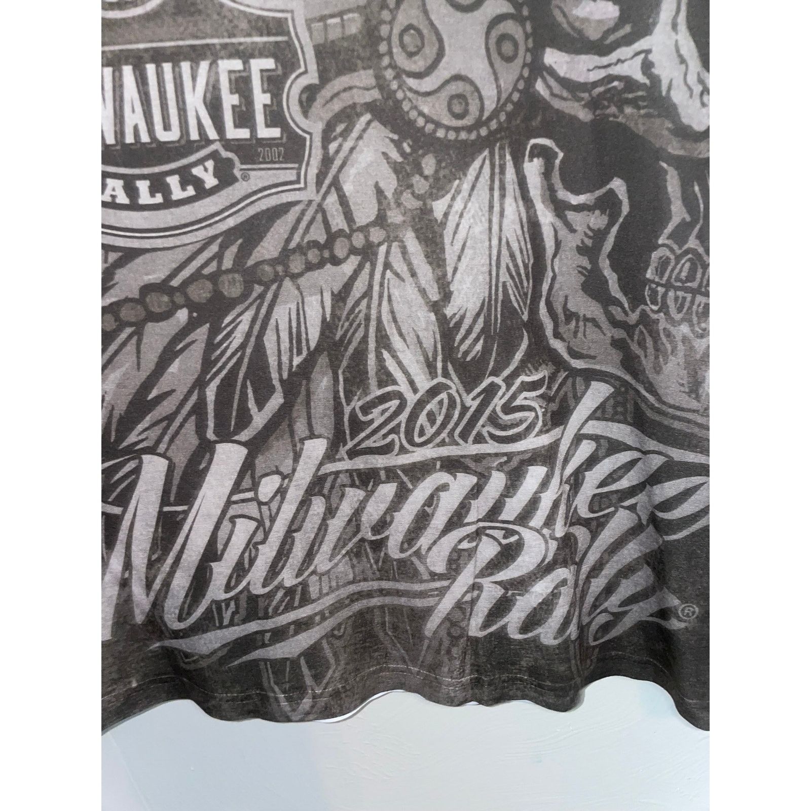 Vintage Milwaukee Rally Sublimation Shirt Motorcycle Biker Tee NWT L Size US L / EU 52-54 / 3 - 5 Thumbnail