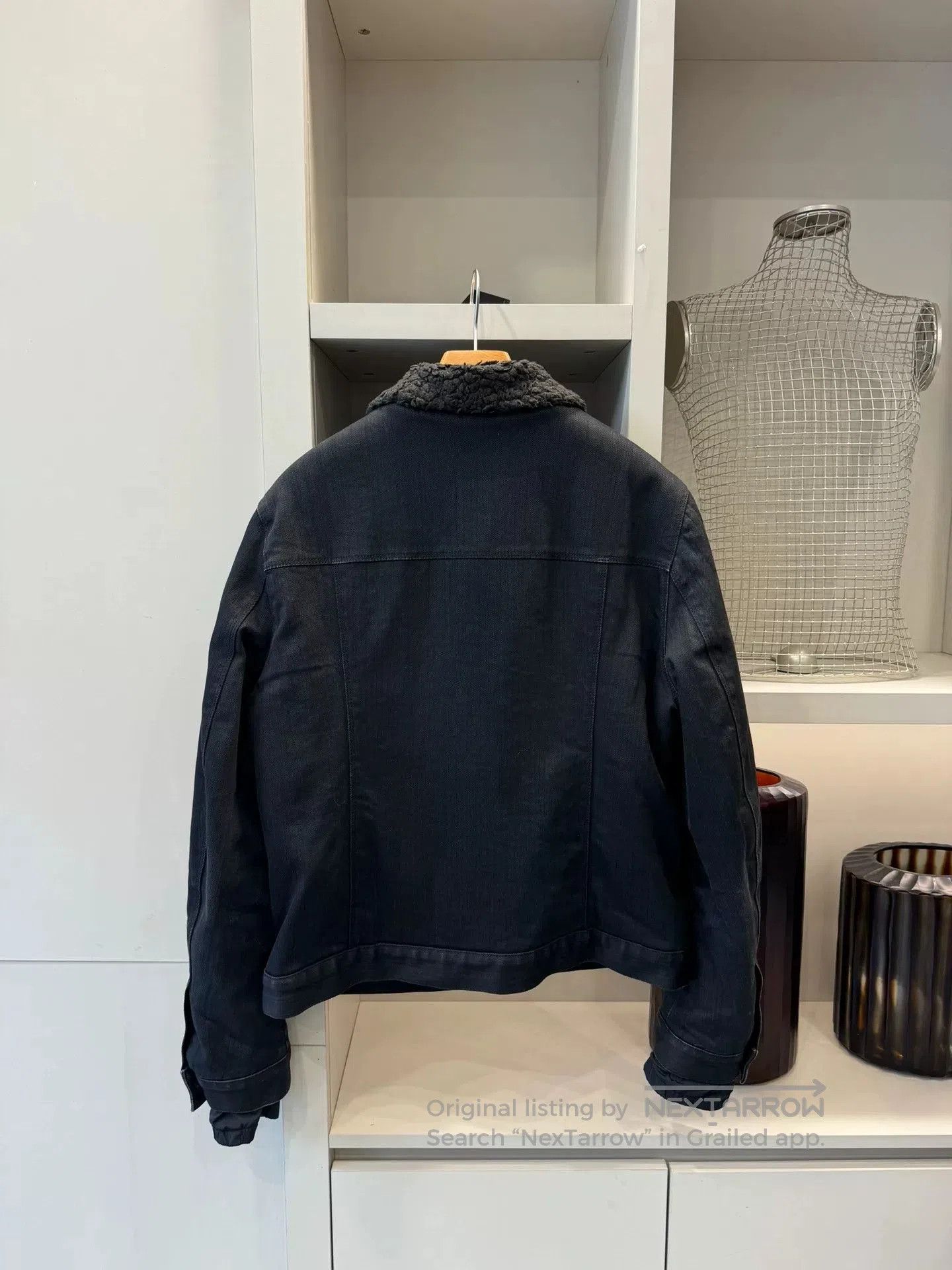 Prada PRADA Early Shearling Denim Jacket. Size US M / EU 48-50 / 2 - 7 Thumbnail