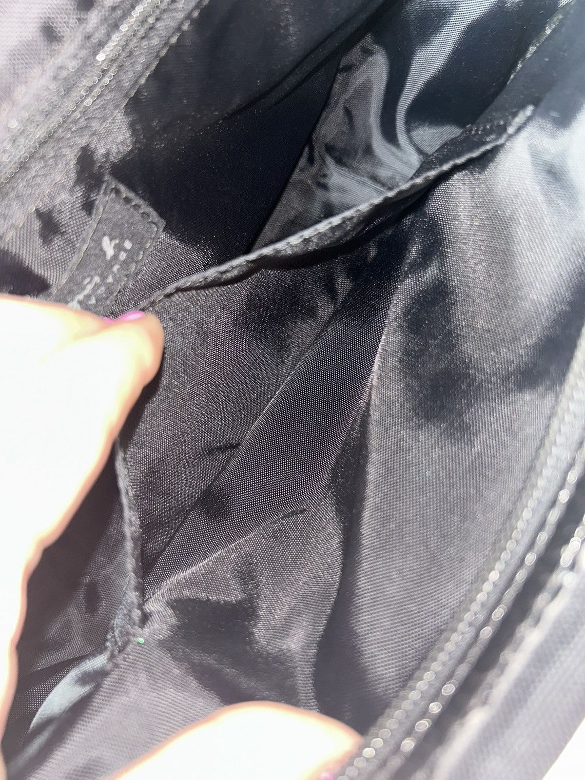 agnes b. Agnes B. Vintage Black Nylon Crossbody Bag (project piece) Size ONE SIZE - 9 Thumbnail