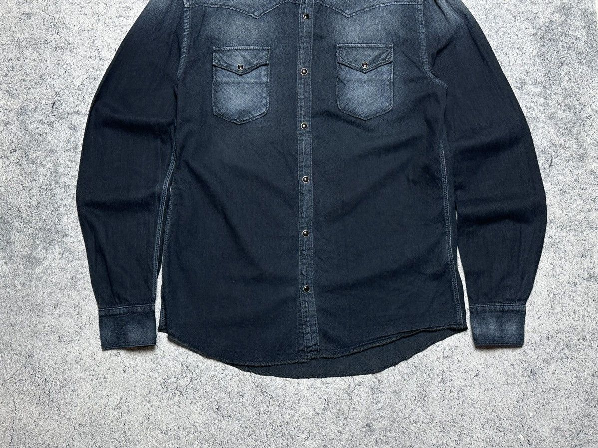 Acne Studios Acne Studios Pop Classics Western Denim Button-Up Shirt Size US M / EU 48-50 / 2 - 3 Thumbnail