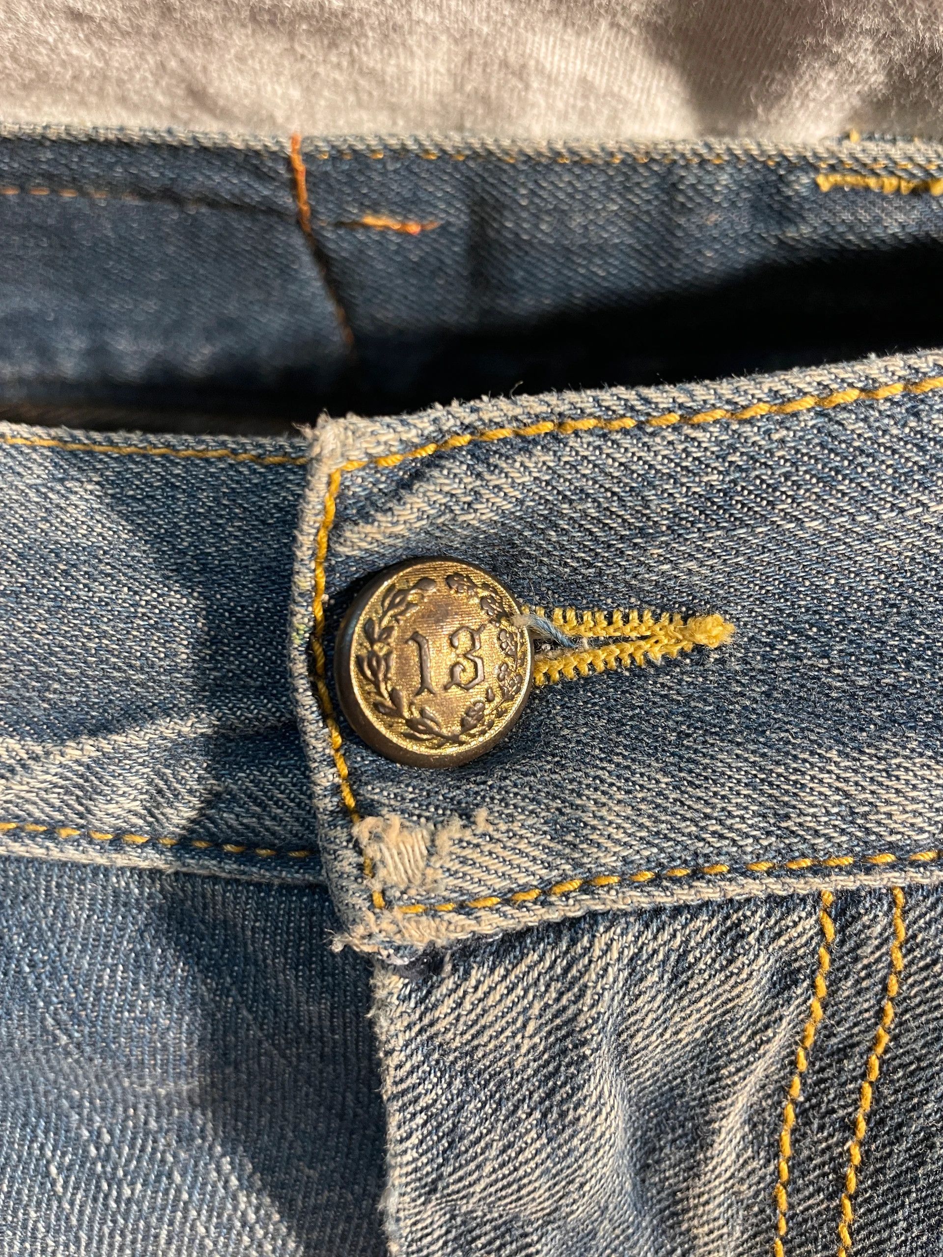 R13 R13 Drop Denim Jeans Size 26" / US 2 / IT 38 - 3 Thumbnail